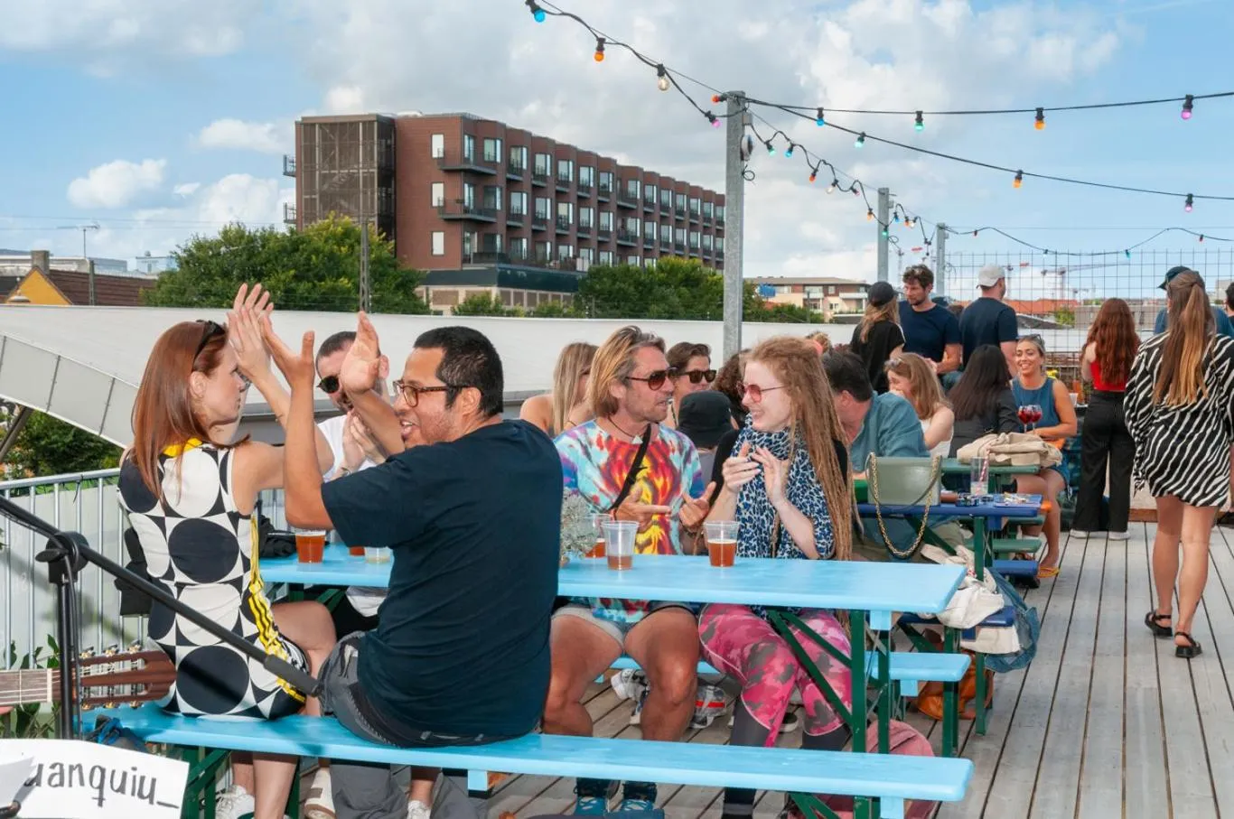 Balcony/Terrace in Urban Camper Hostel & Bar