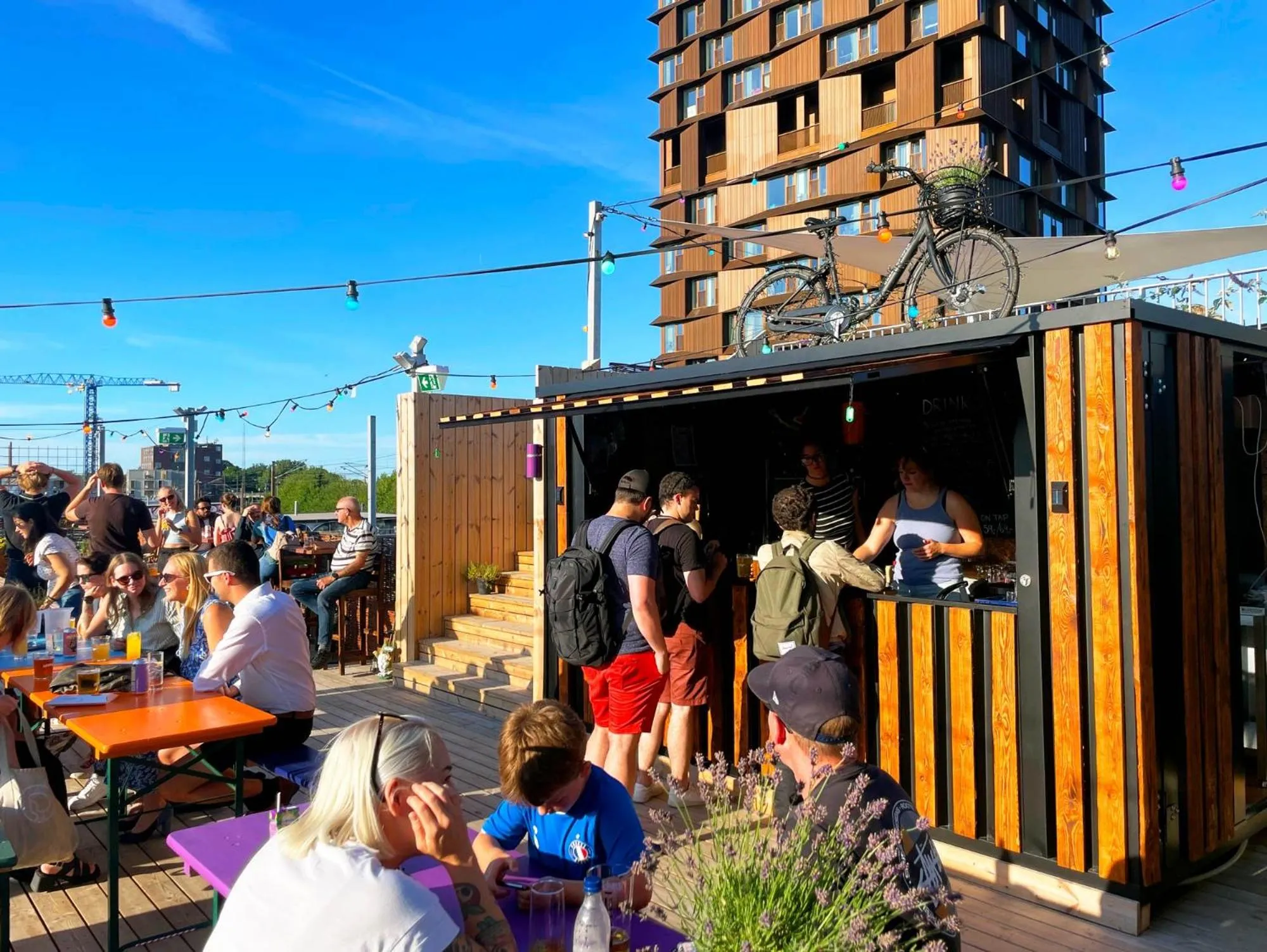 Balcony/Terrace in Urban Camper Hostel & Bar