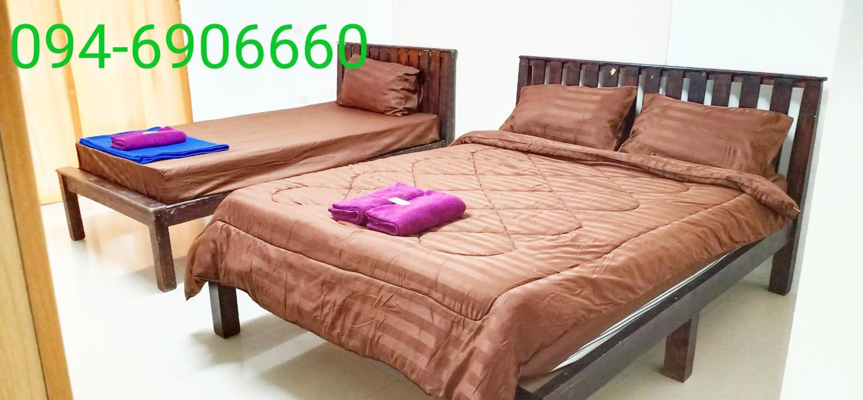 Bed in Banyan Resort Bangsaen