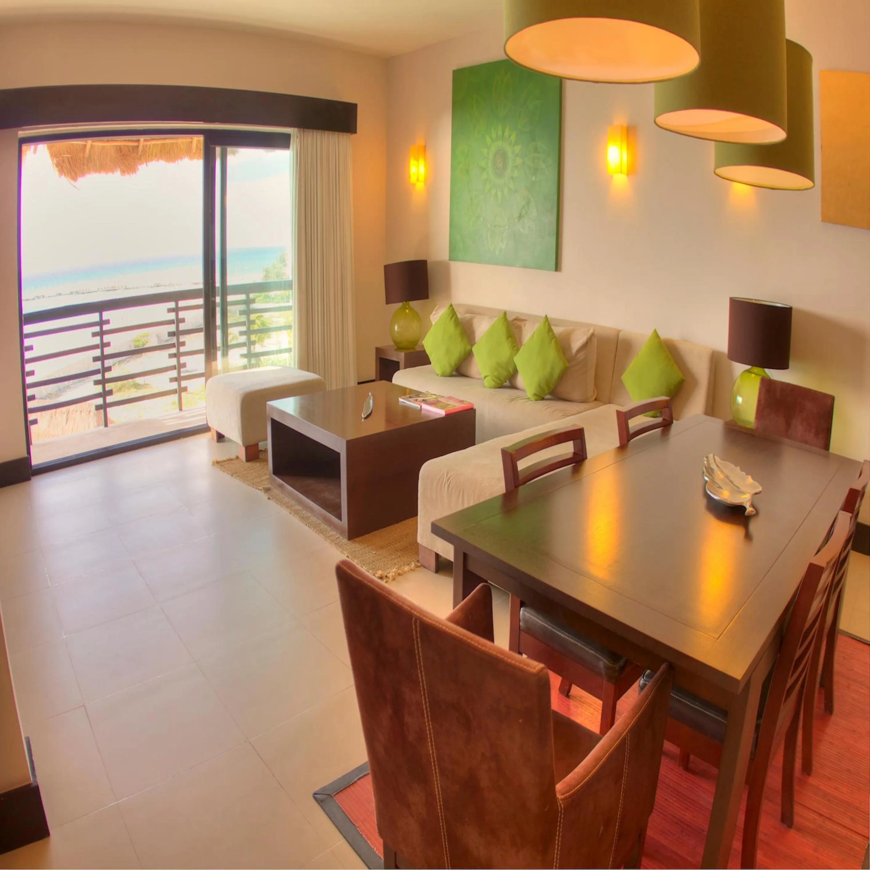 Dining area in Aldea Beachside Condo by BVR