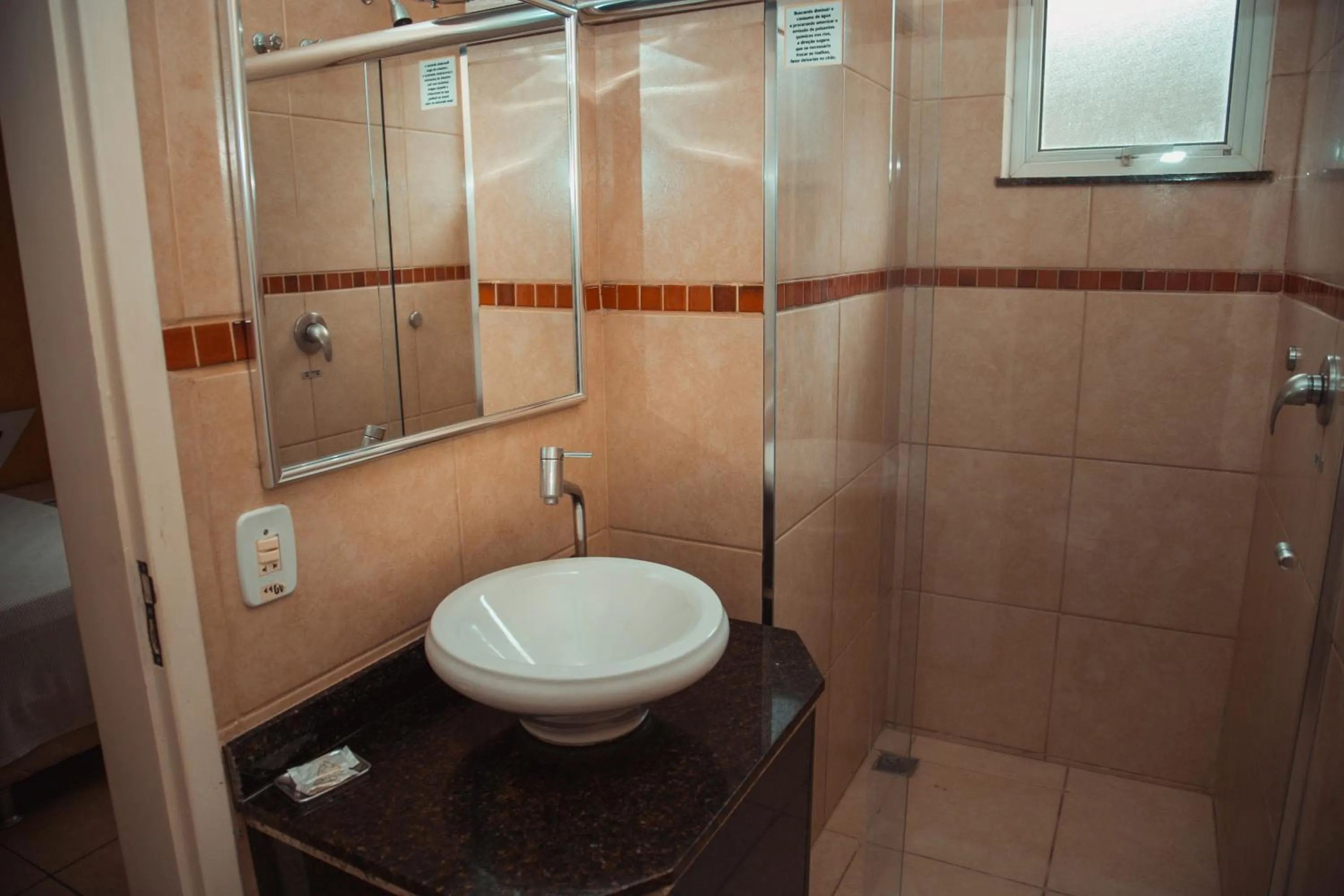 Bathroom in Hotel Meri Conselheiro Lafaiete