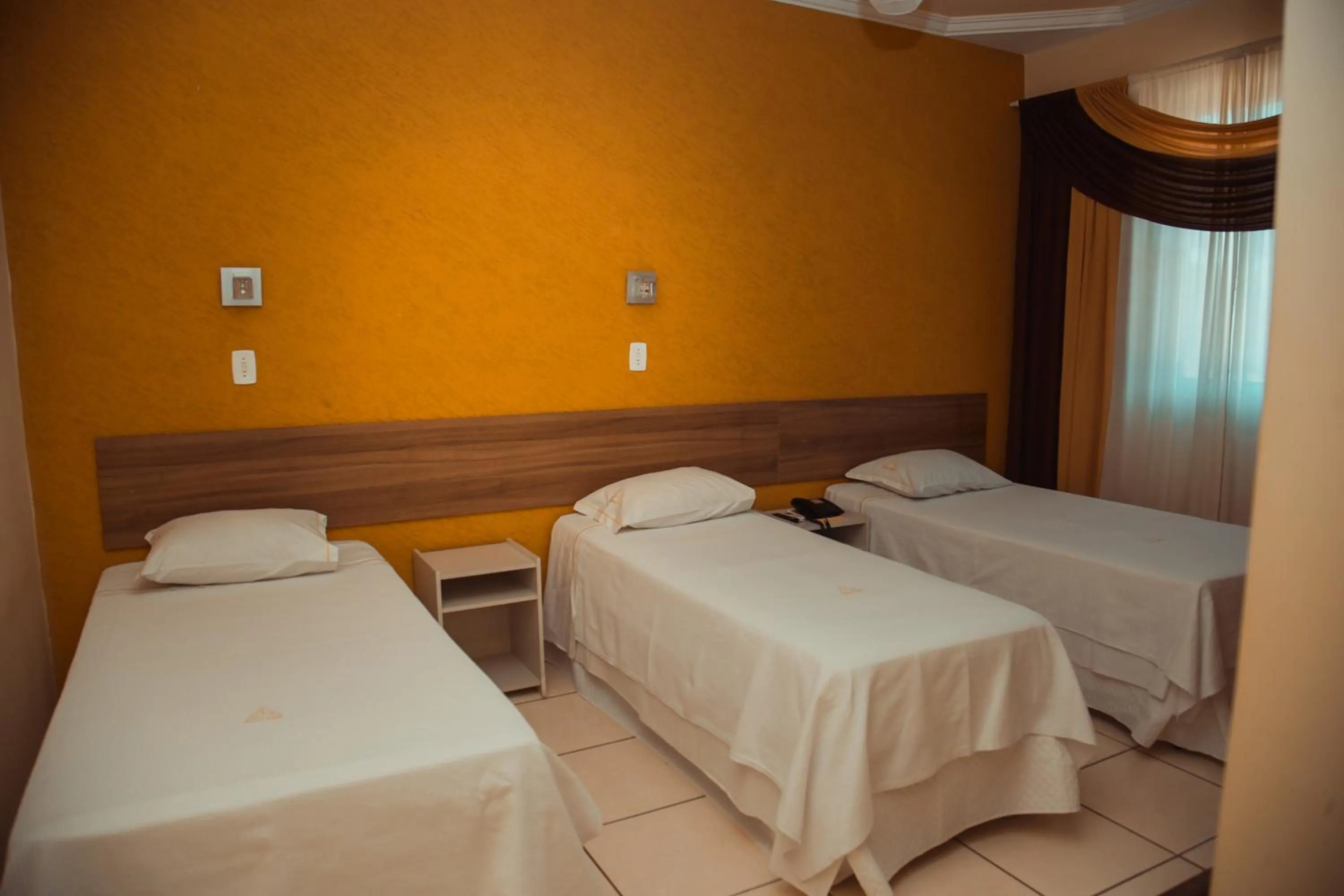 Photo of the whole room, Bed in Hotel Meri Conselheiro Lafaiete