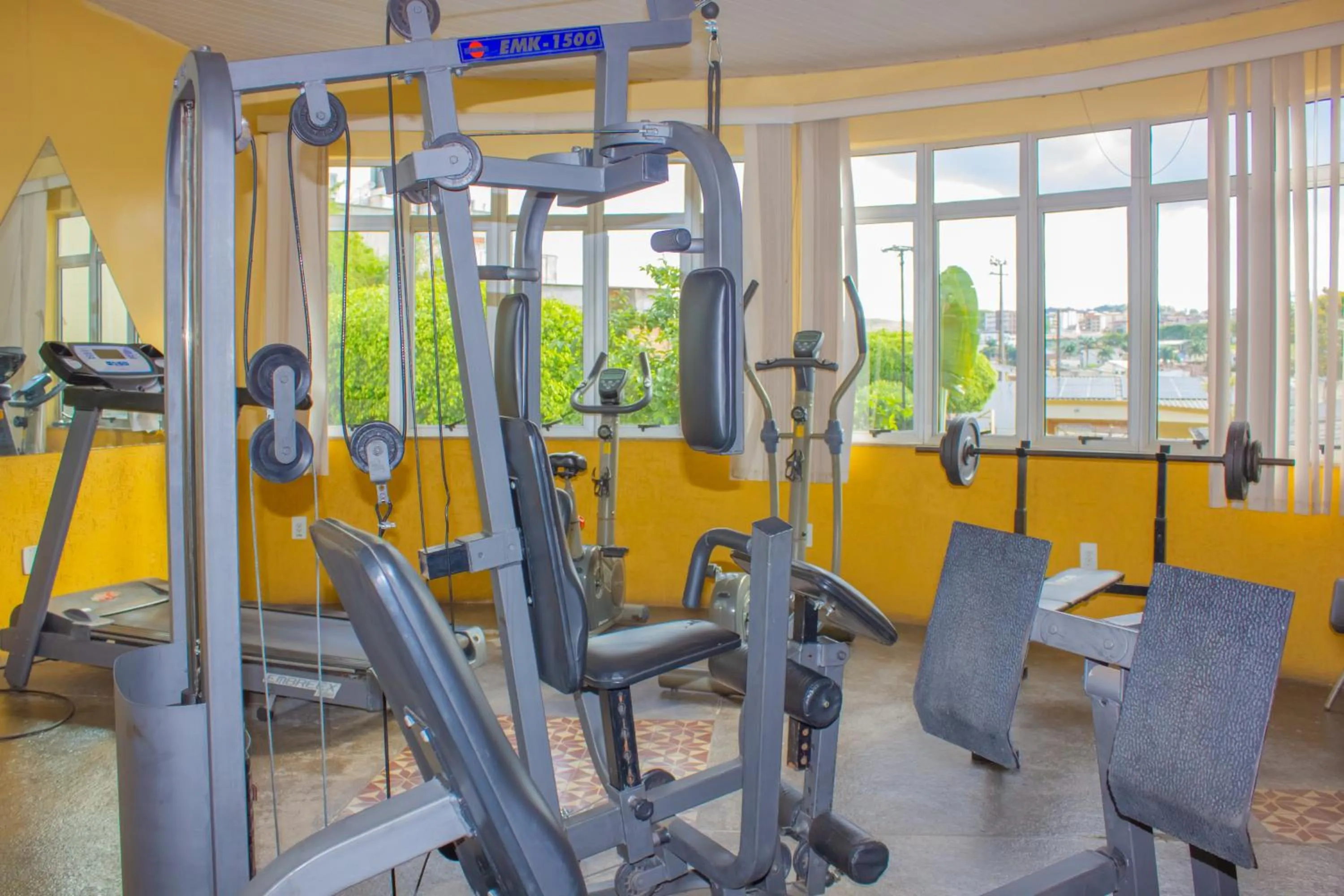 Fitness centre/facilities in Hotel Meri Conselheiro Lafaiete