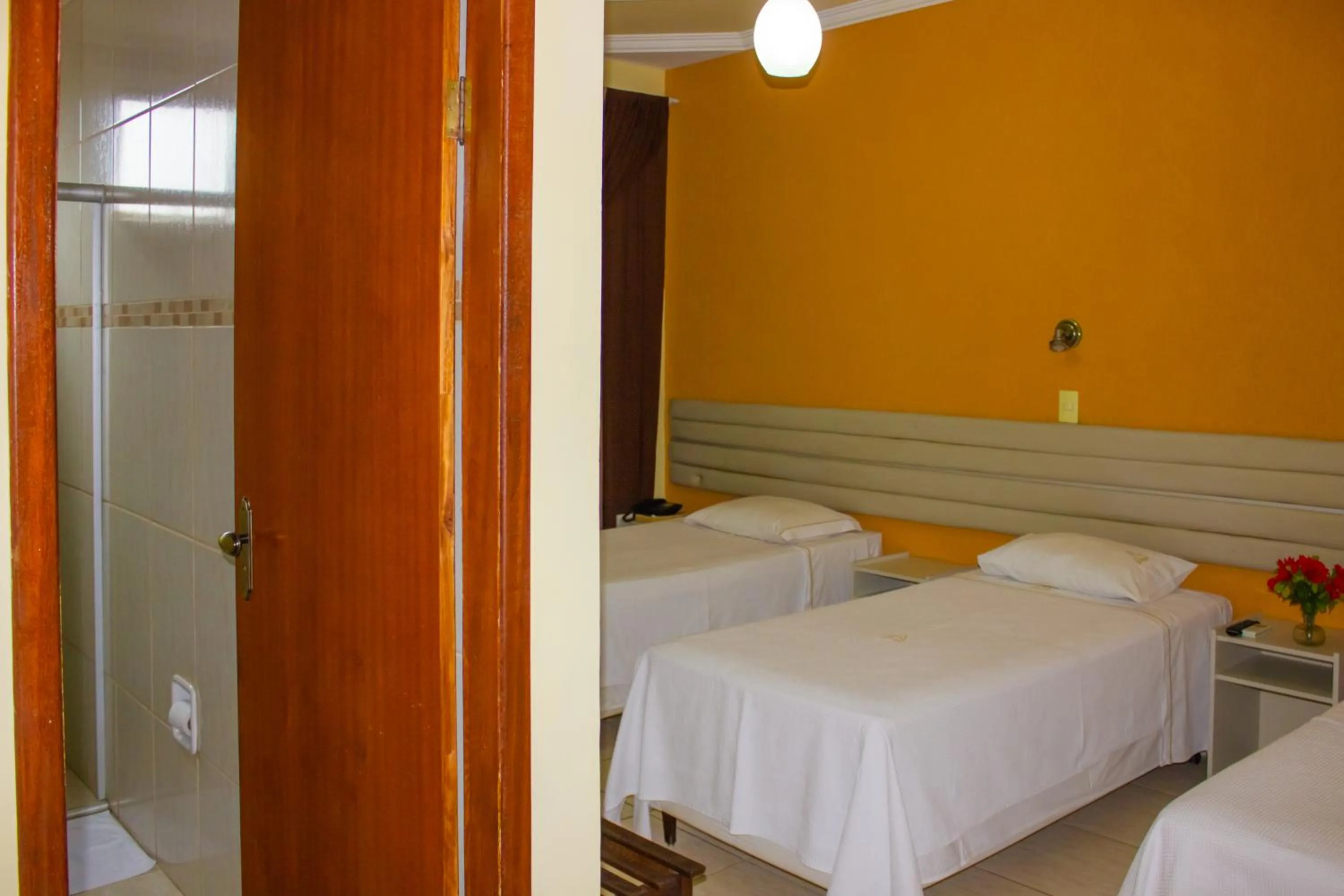 Bed in Hotel Meri Conselheiro Lafaiete