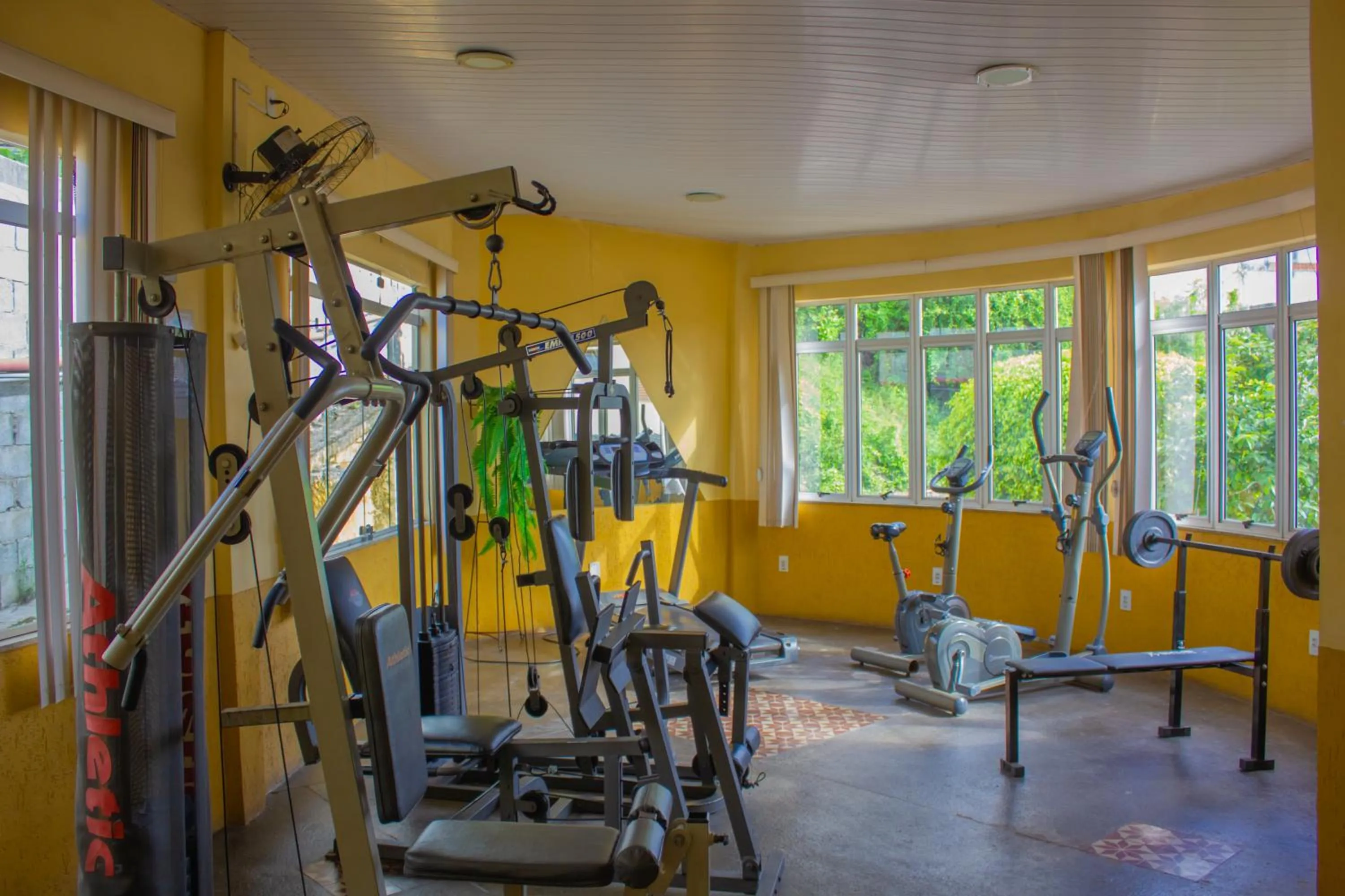 Fitness centre/facilities in Hotel Meri Conselheiro Lafaiete