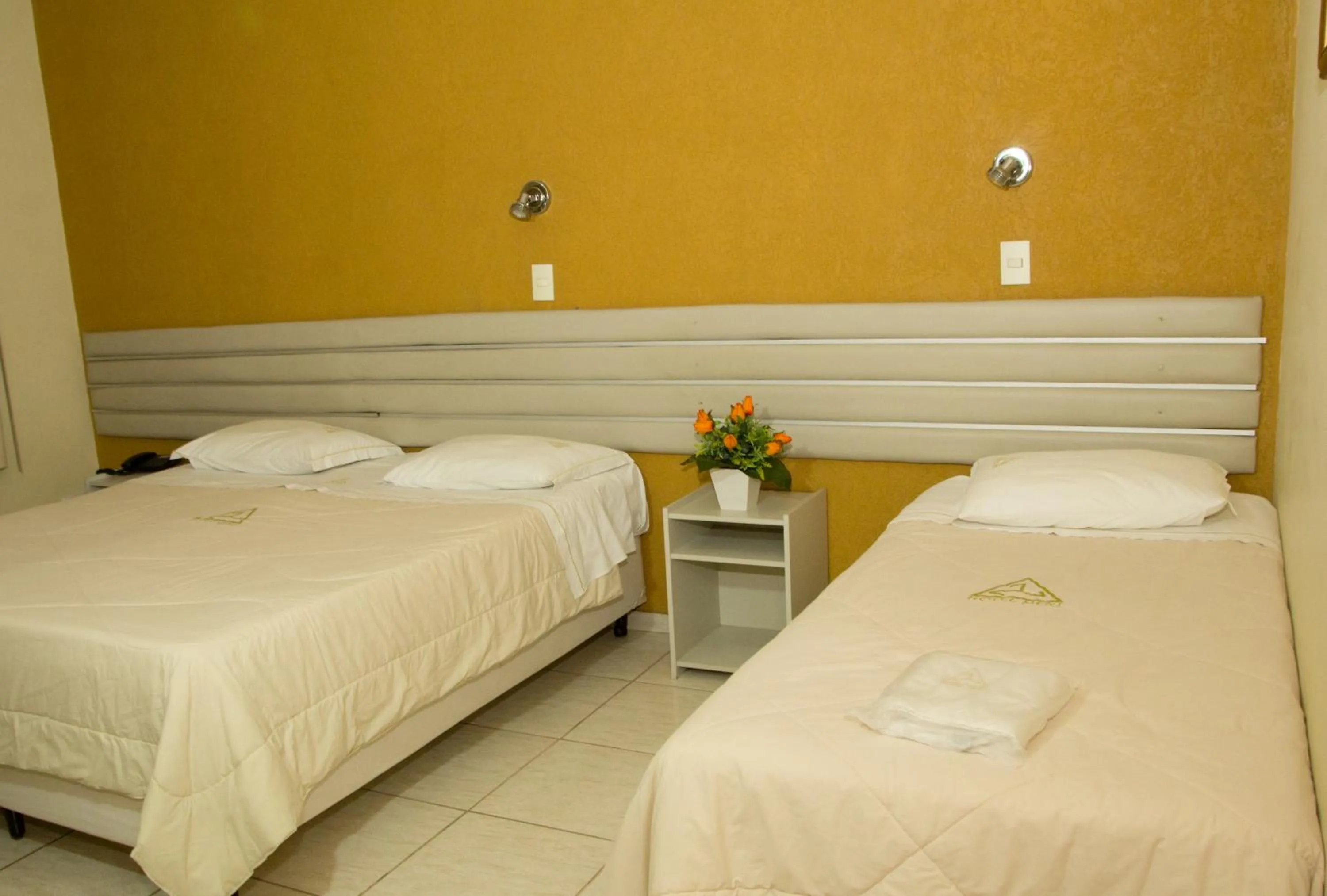 Bed in Hotel Meri Conselheiro Lafaiete