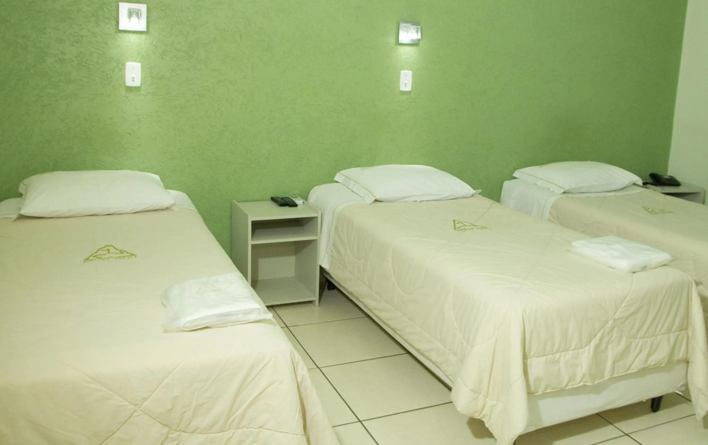 Bed in Hotel Meri Conselheiro Lafaiete