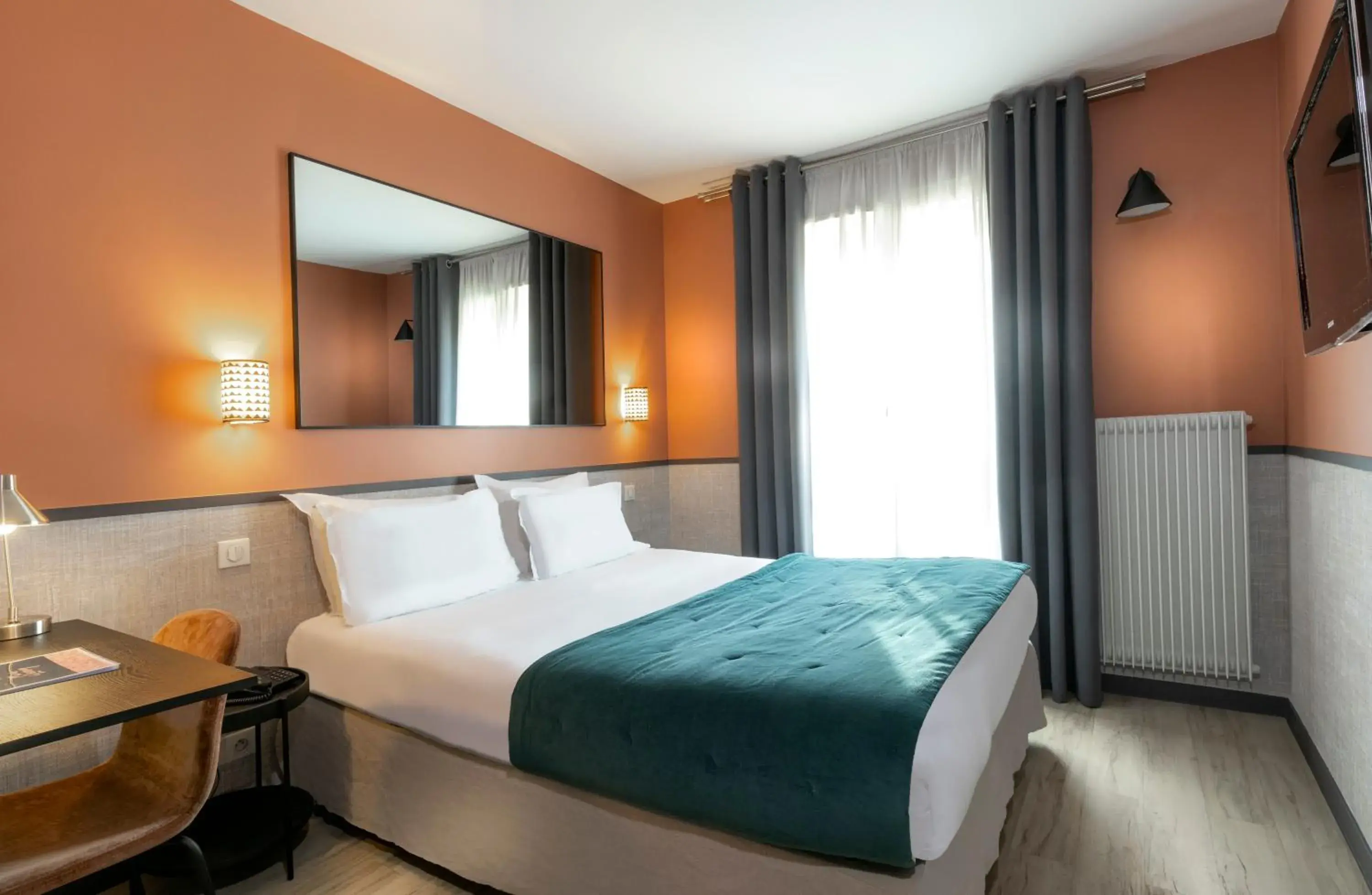 Bed in Hôtel Marais de Launay Bed in Hôtel Marais de Launay