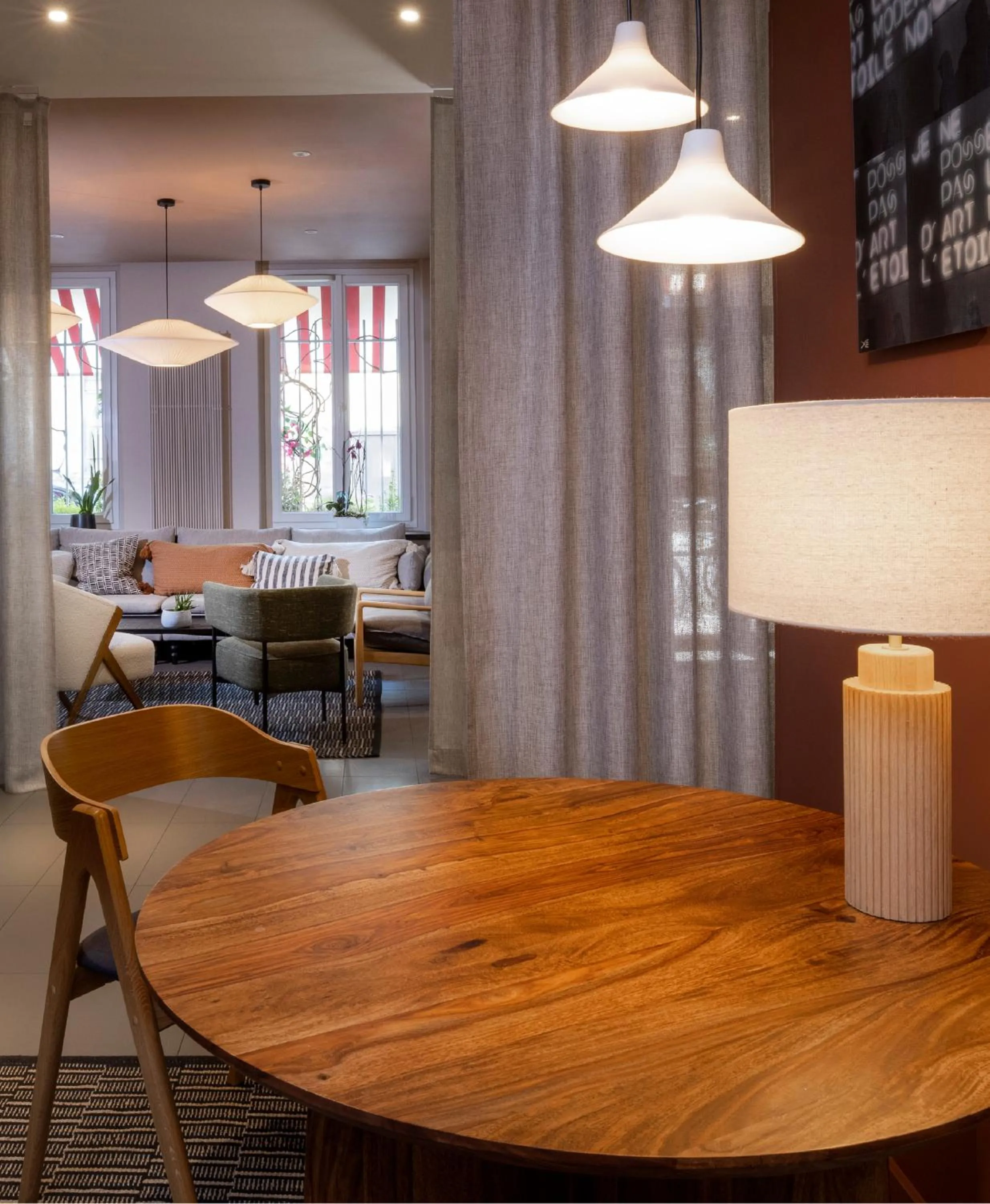 Living room in Hôtel Marais de Launay