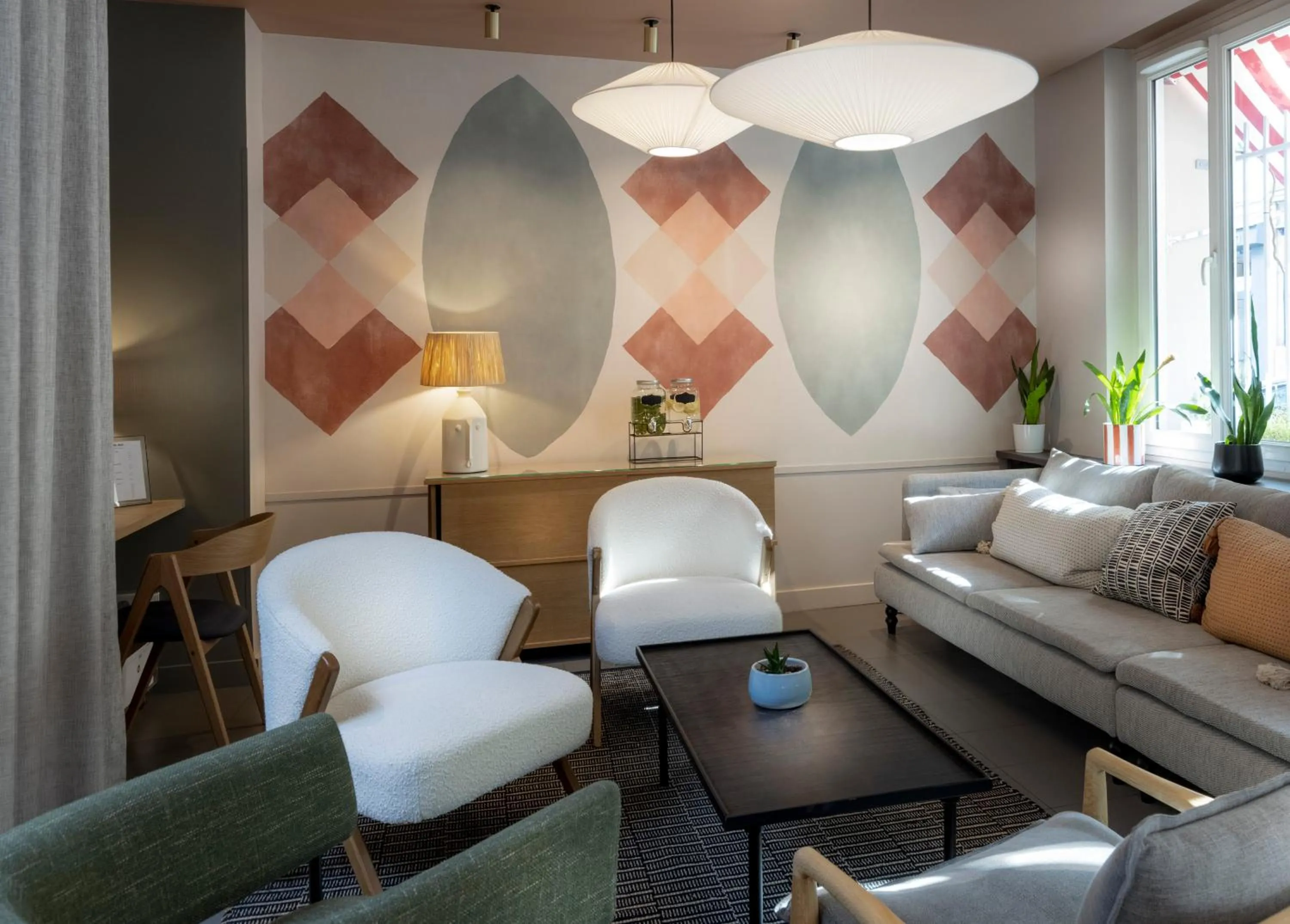 Living room in Hôtel Marais de Launay