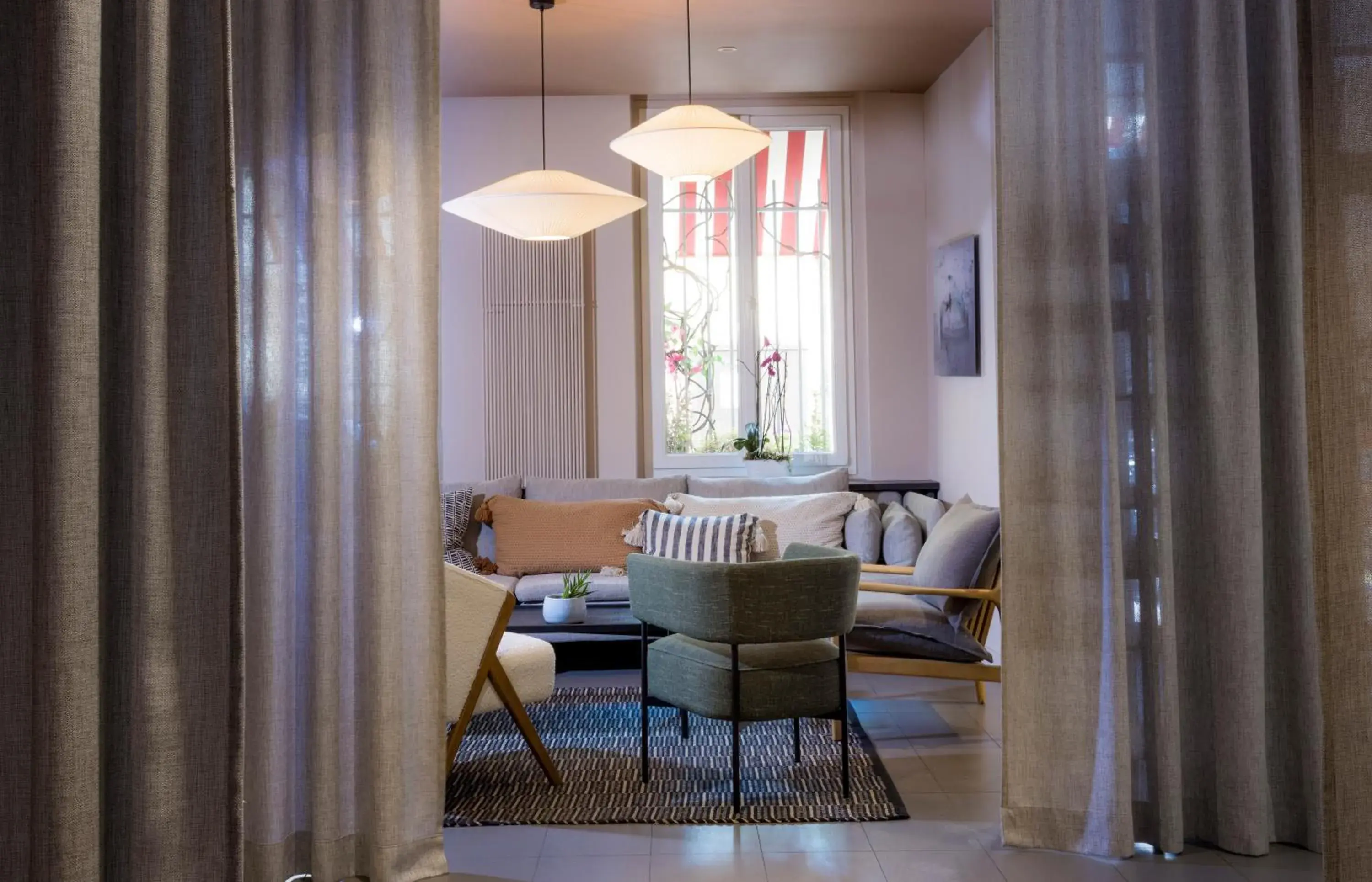 Lobby or reception in Hôtel Marais de Launay Lobby or reception in Hôtel Marais de Launay