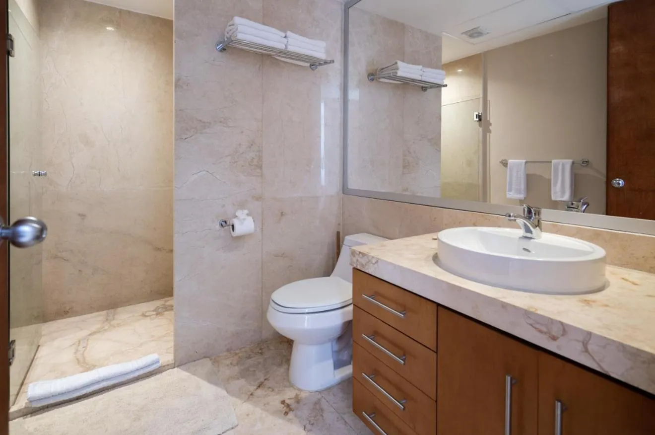 Bathroom in Magia Beachside Apartment by BVR