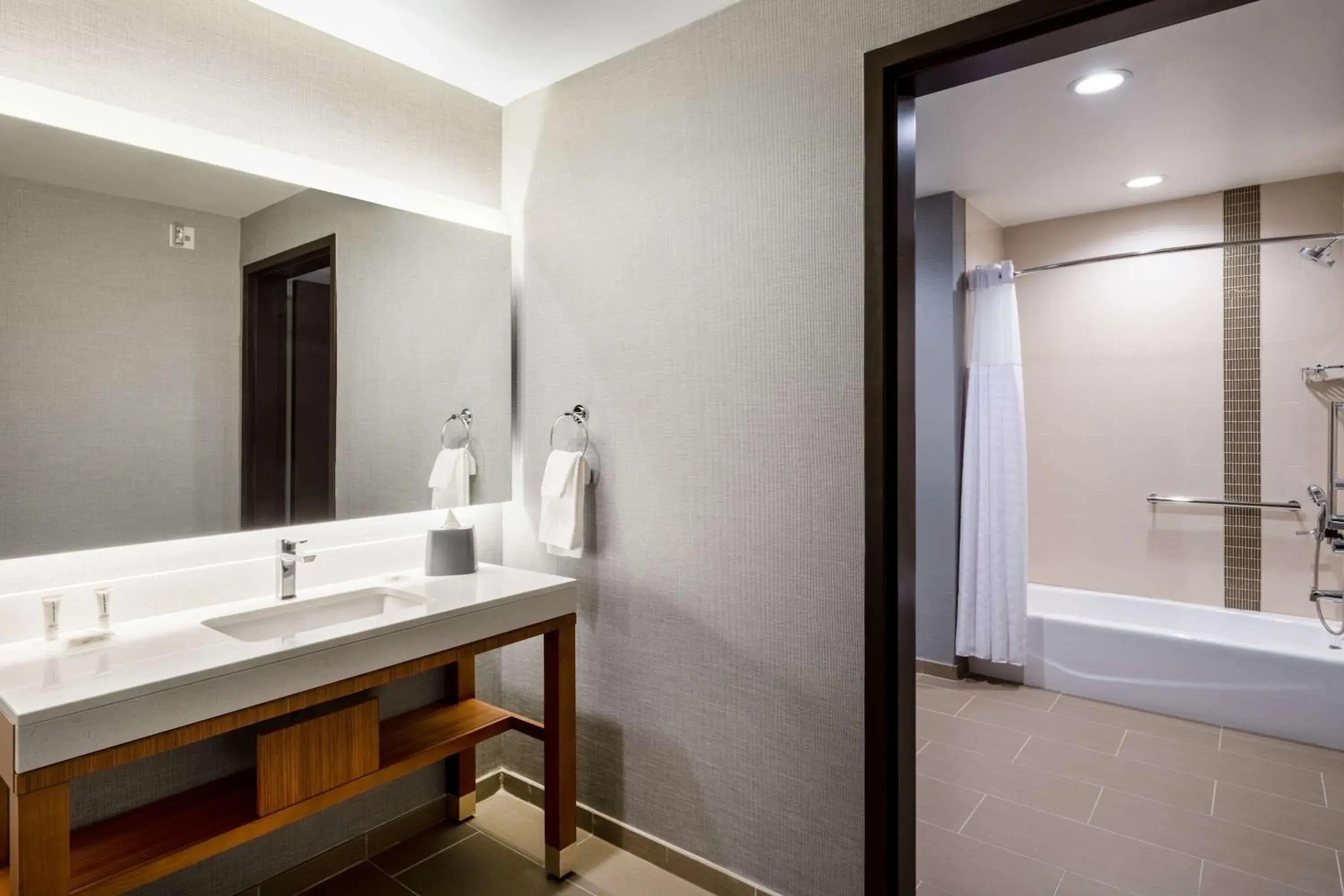 Bathroom in Hyatt Place Fort Worth-Alliance Town Center Bathroom in Hyatt Place Fort Worth-Alliance Town Center