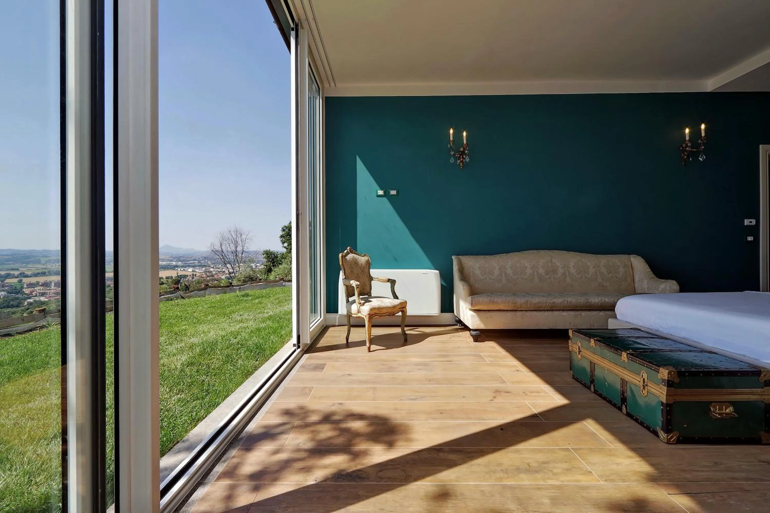 Garden view, Bed in Tenuta Lisetta