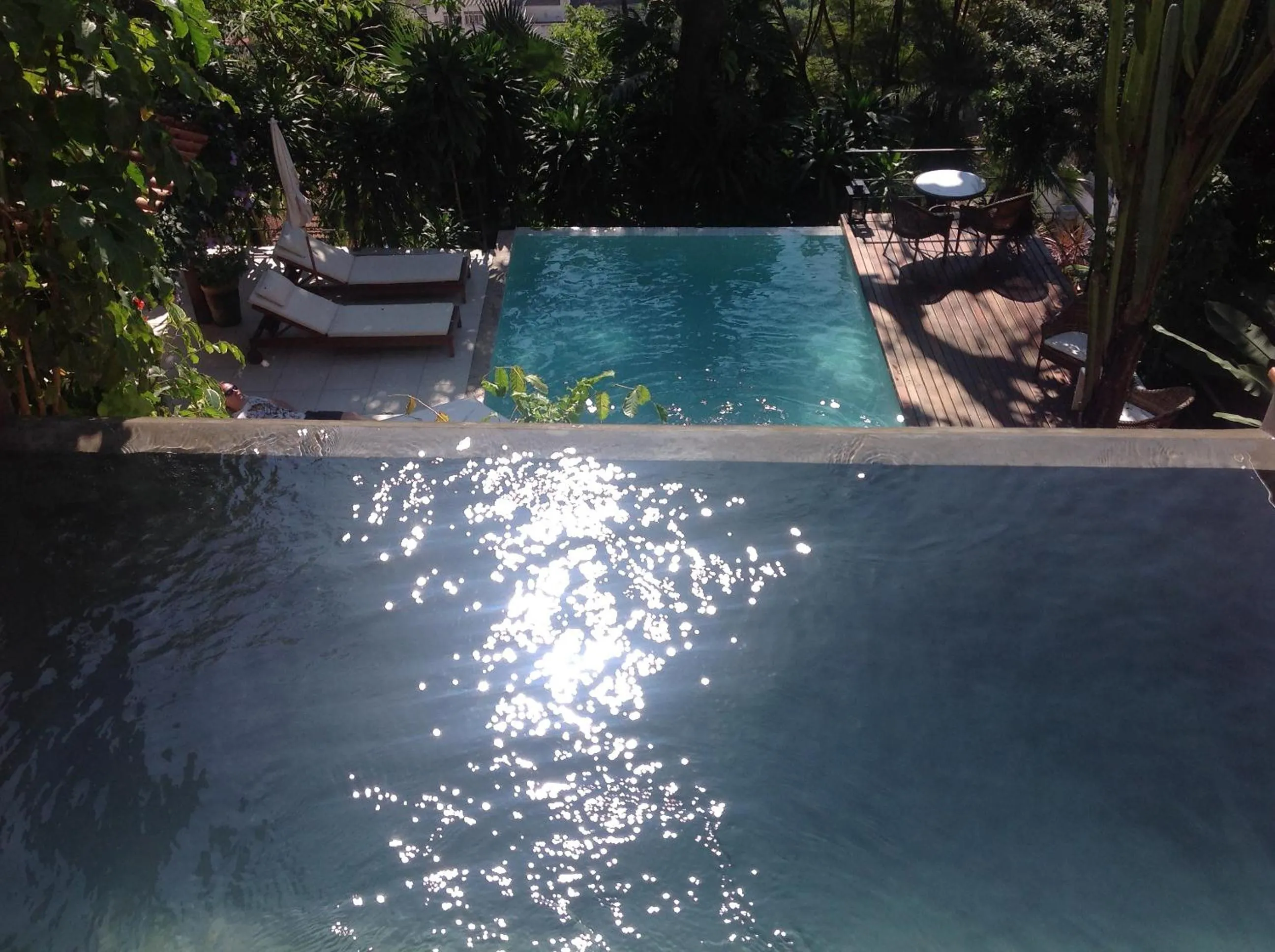 Pool view in Casa Geranio