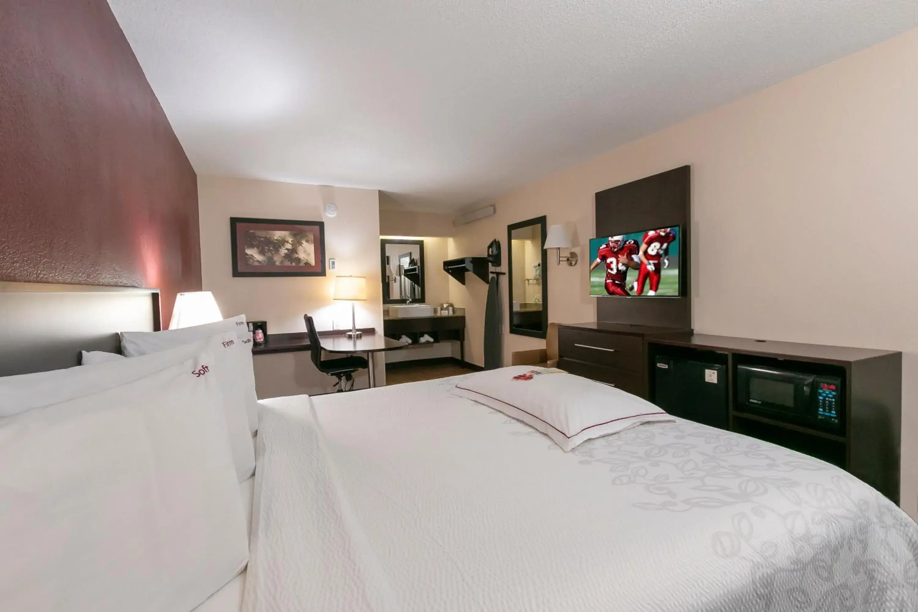 Photo of the whole room, Bed in Red Roof Inn PLUS+ Columbus-Ohio State University OSU Photo of the whole room, Bed in Red Roof Inn PLUS+ Columbus-Ohio State University OSU