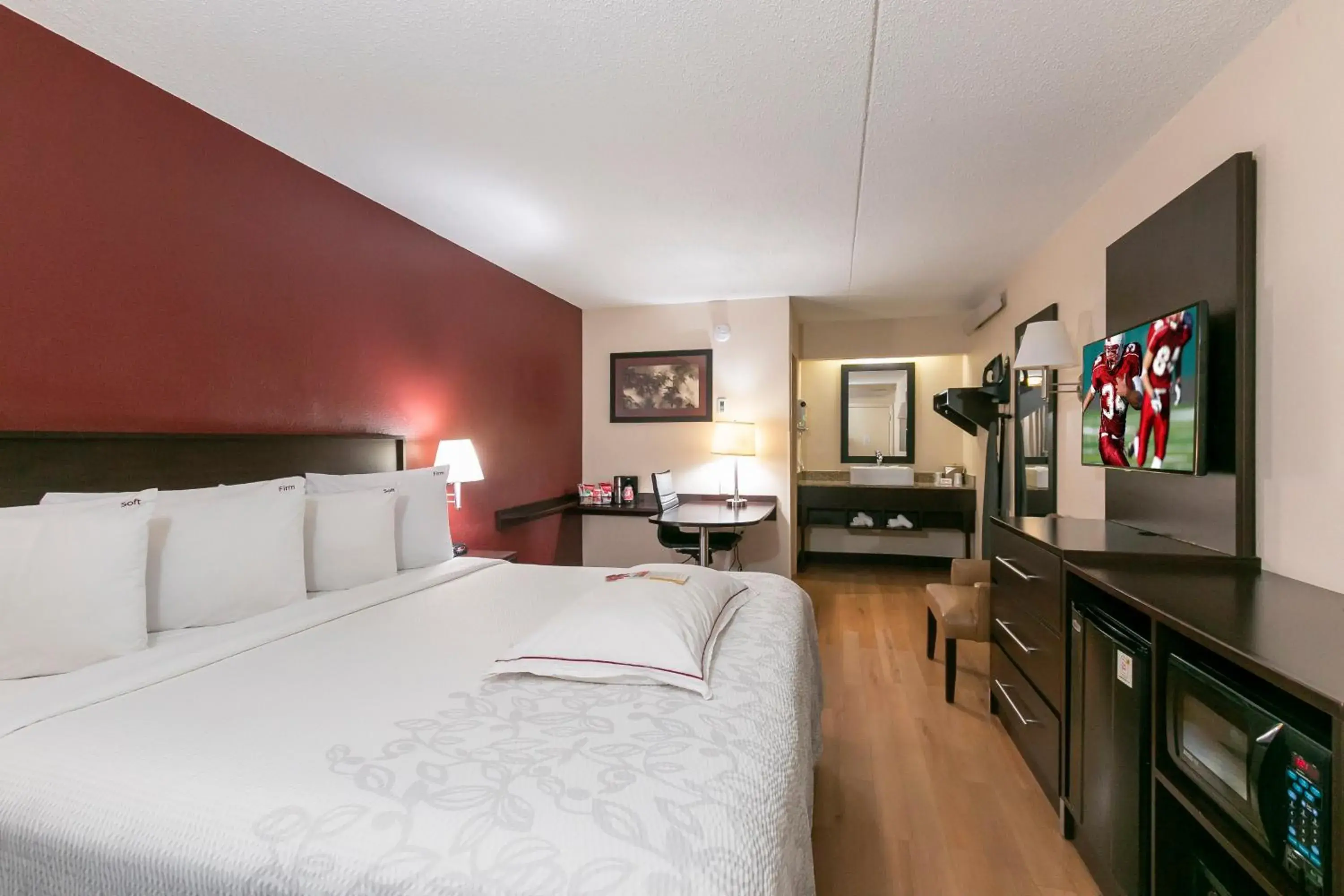 Photo of the whole room, Bed in Red Roof Inn PLUS+ Columbus-Ohio State University OSU Photo of the whole room, Bed in Red Roof Inn PLUS+ Columbus-Ohio State University OSU