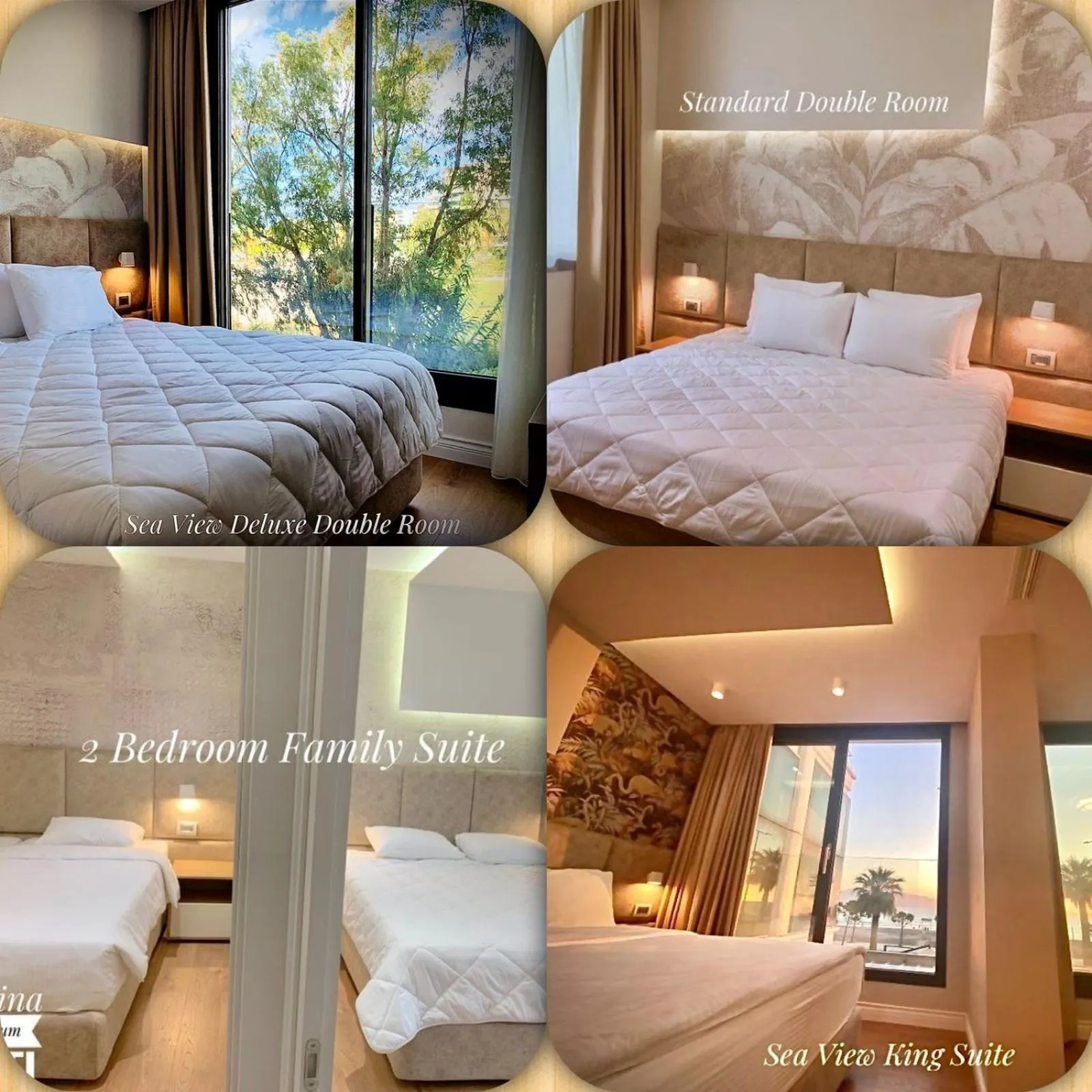 Bed in Marina Premium Hotel & Apartments