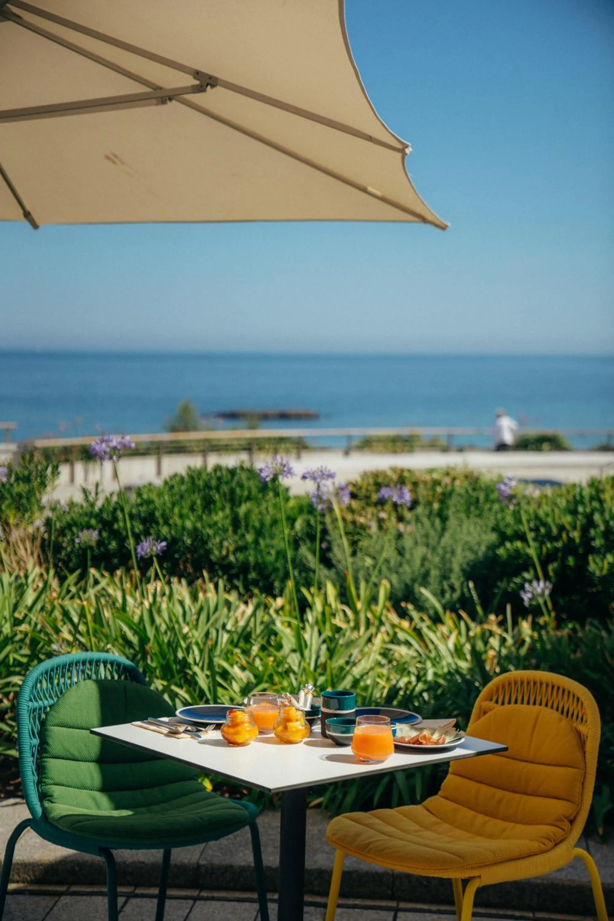 Patio in Hôtel Le Café de Paris