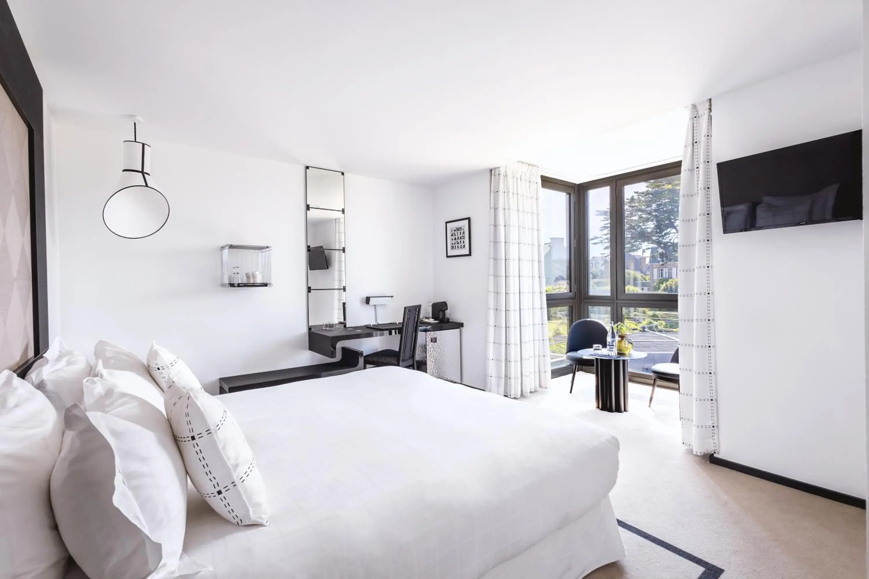 Double Room with Garden View in L'Agapa Hôtel - Spa Codage Double Room with Garden View in L'Agapa Hôtel - Spa Codage