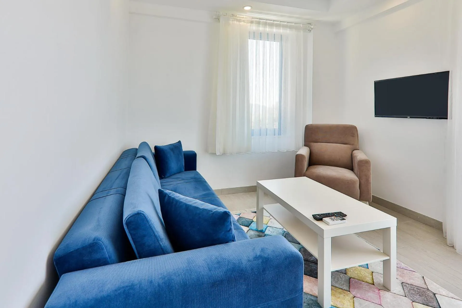 Seating area in Carpediem Apart