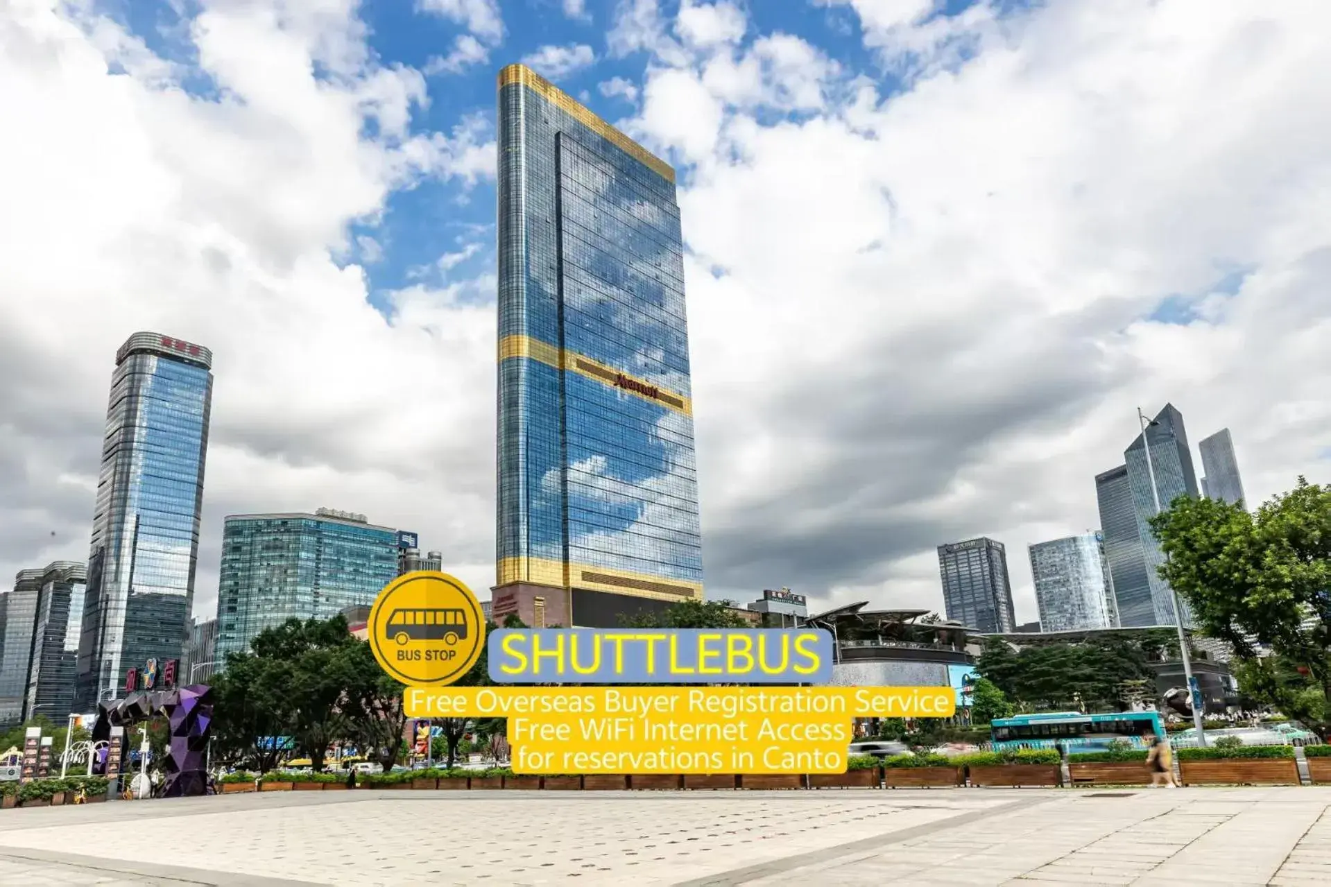 Property building in WAIFIDEN Guangzhou Grand View Golden Palace Apartment Property building in WAIFIDEN Guangzhou Grand View Golden Palace Apartment