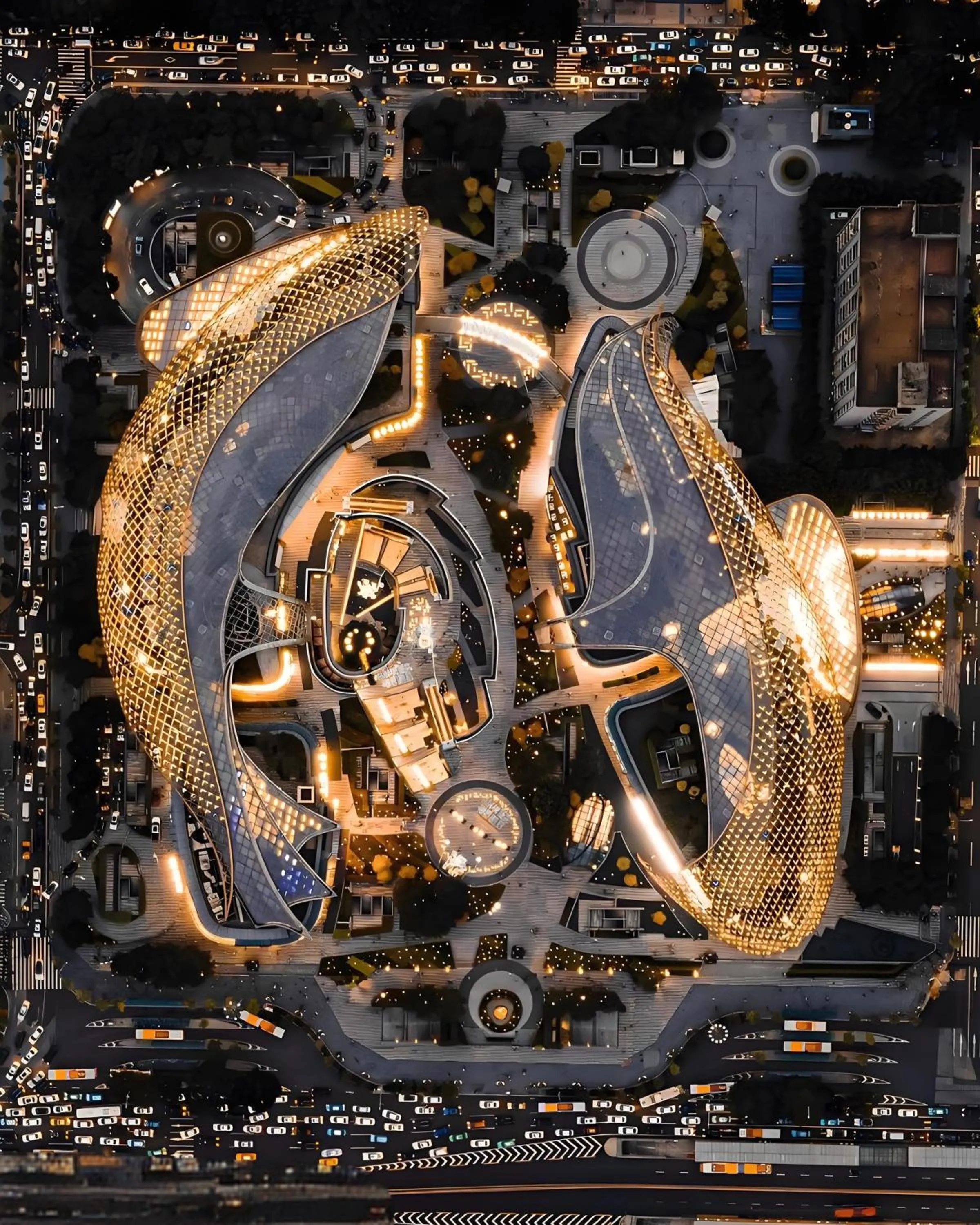 Night in WAIFIDEN Guangzhou Grand View Golden Palace Apartment