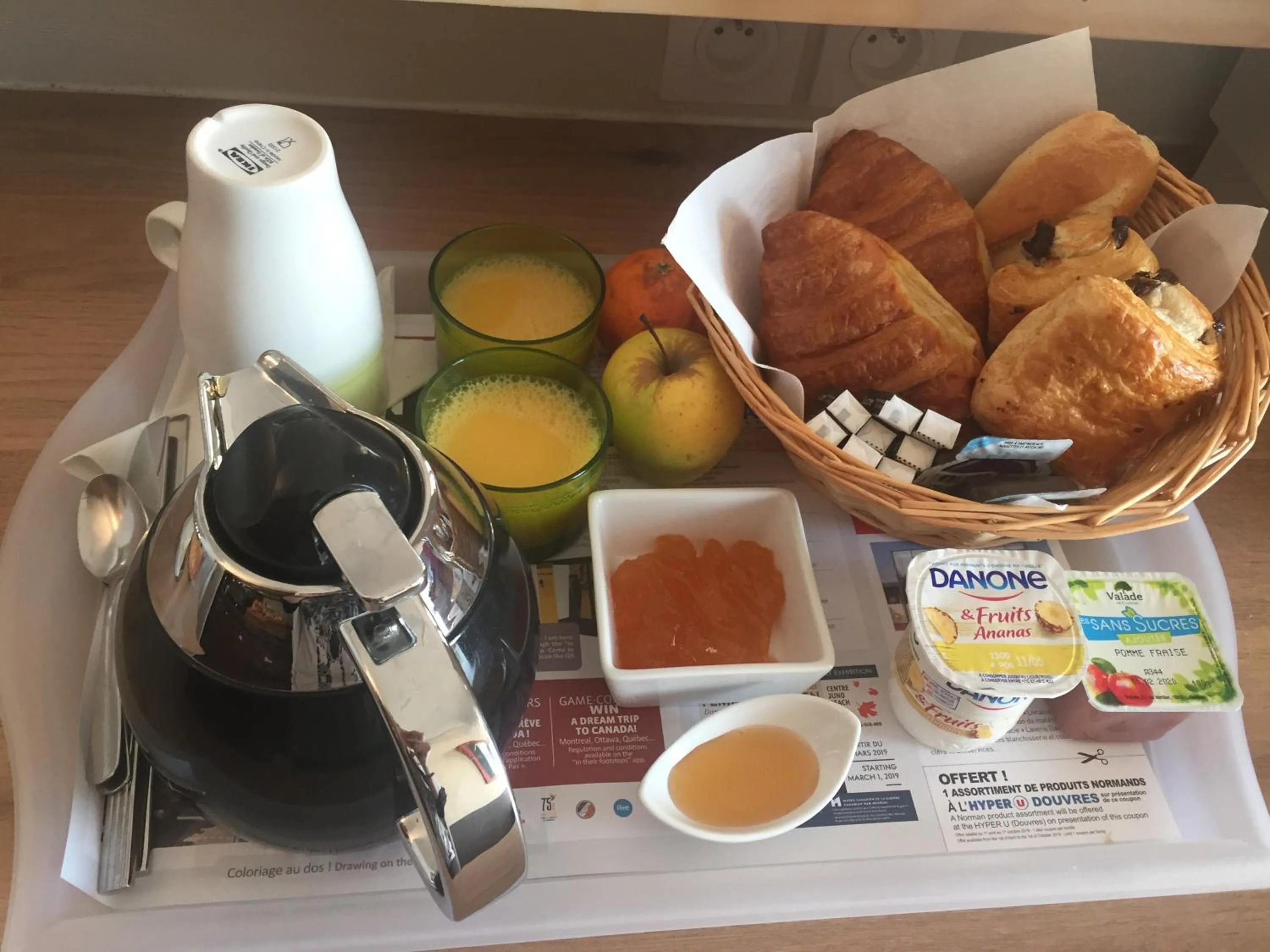 Breakfast in Hotel des Thermes et du Casino