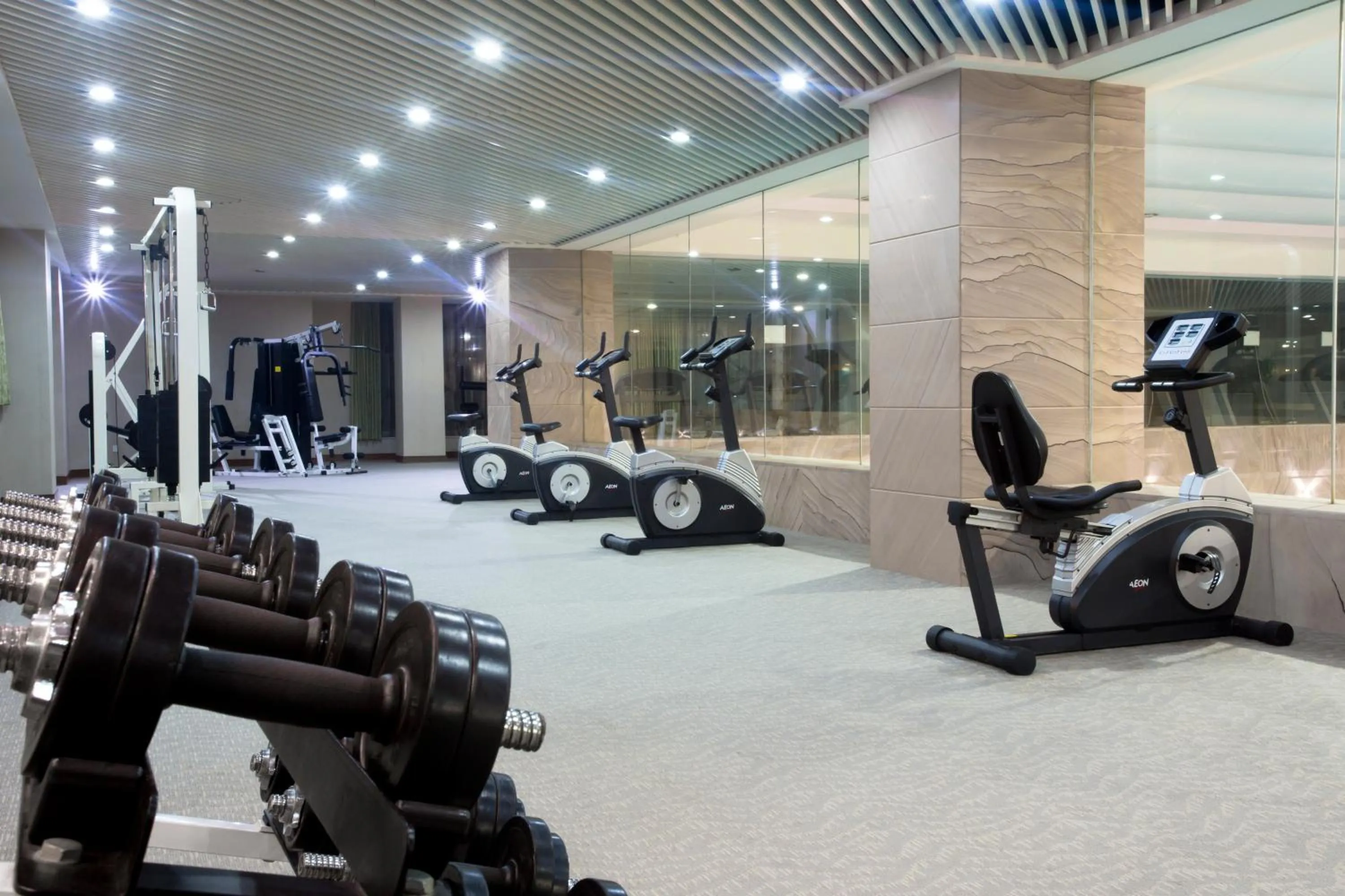 Fitness centre/facilities in KB Hotel Qingyuan