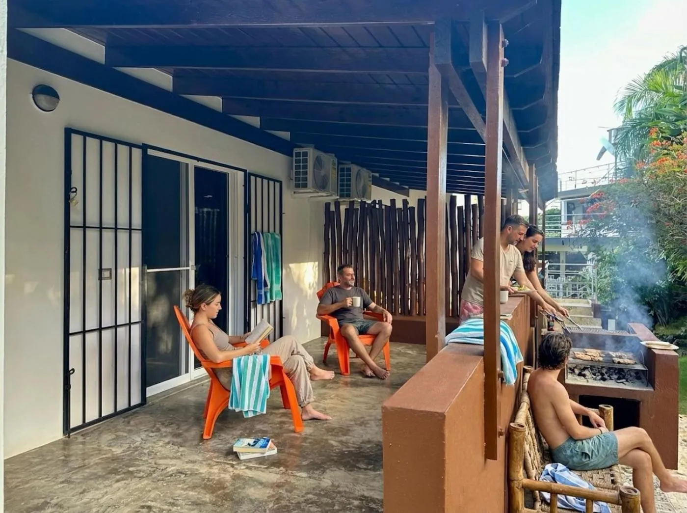 Patio in Las Galeras Village Ecolodge