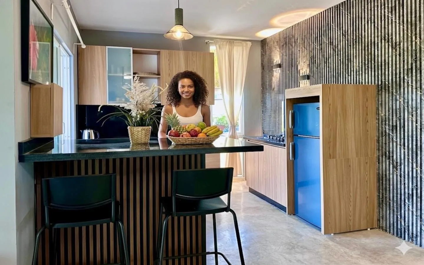 Kitchen or kitchenette in Las Galeras Village Ecolodge