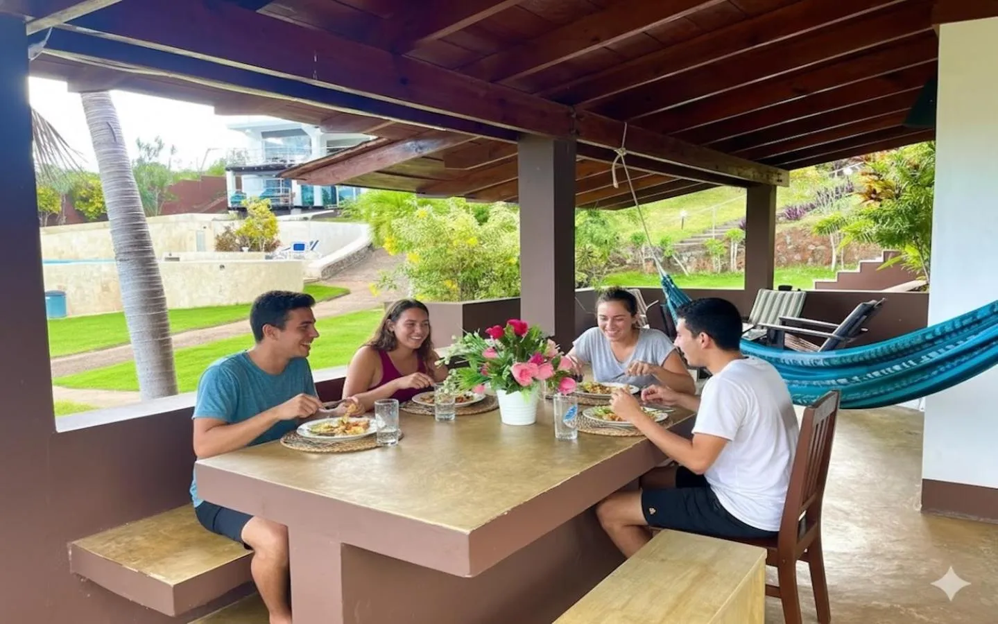 Balcony/Terrace in Las Galeras Village Ecolodge
