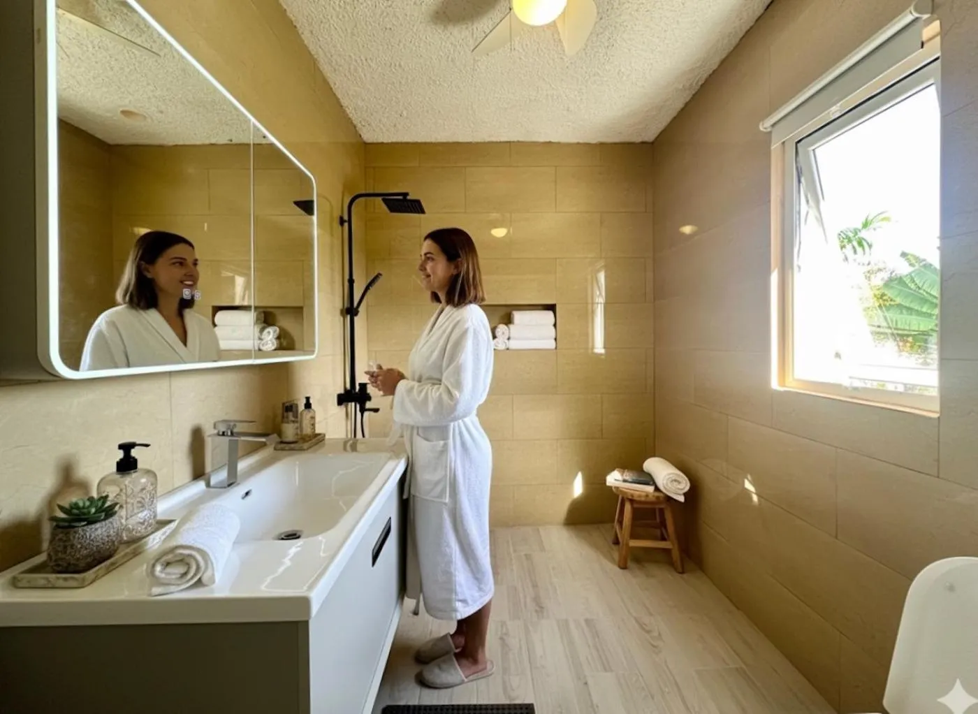 People in Las Galeras Village Ecolodge