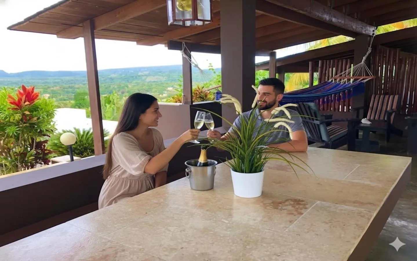 Balcony/Terrace in Las Galeras Village Ecolodge