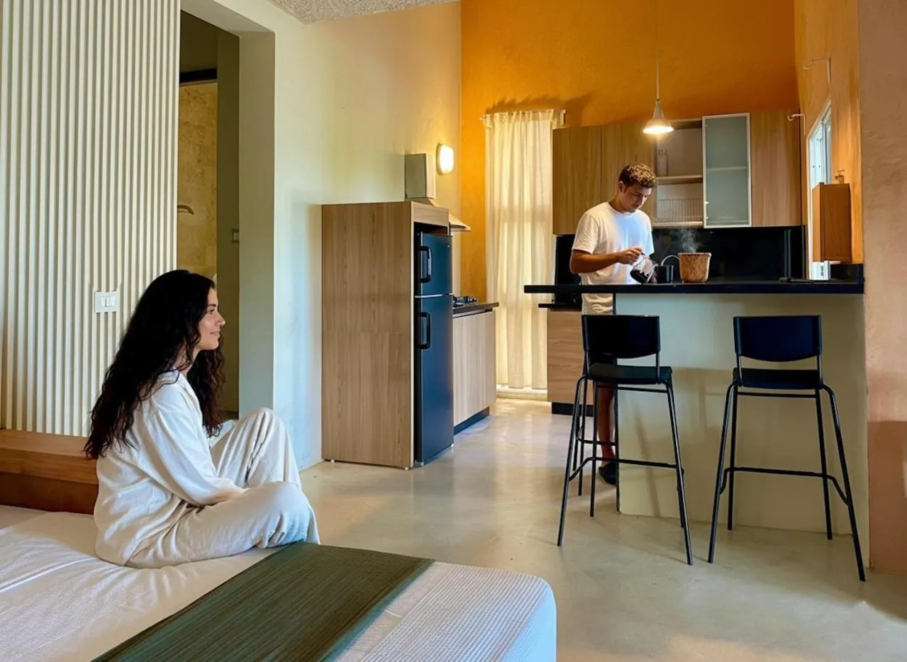 Bedroom, Bed in Las Galeras Village Ecolodge