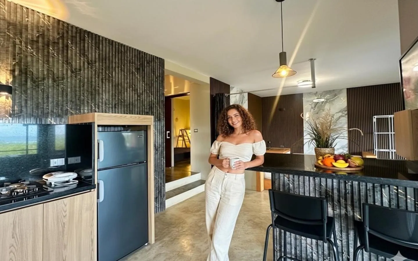 Kitchen or kitchenette in Las Galeras Village Ecolodge