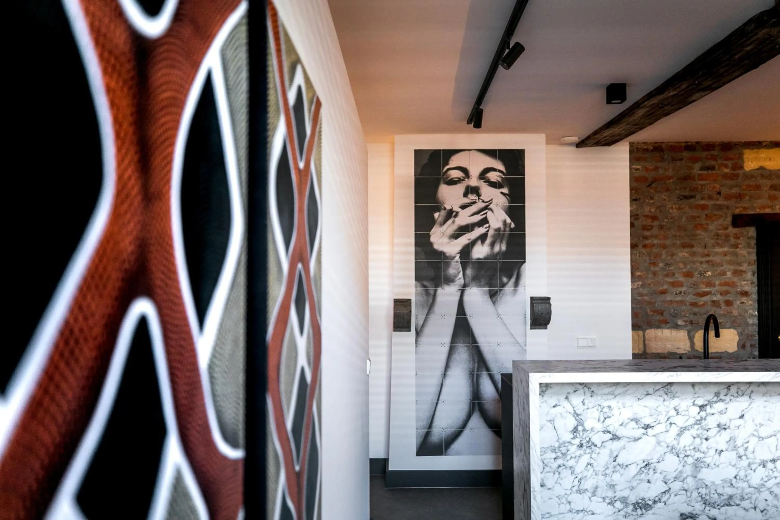 Kitchen or kitchenette in B&B Boutique Hotel N10