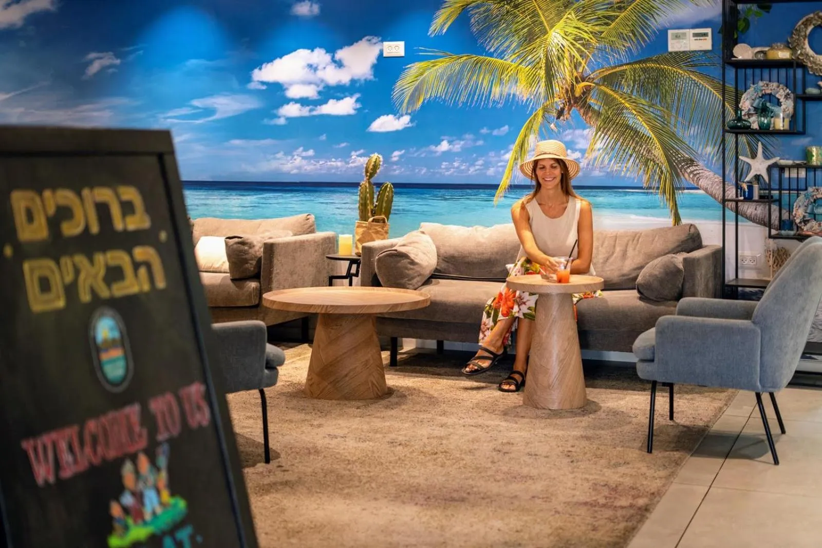 Lobby or reception in Almogim Suites Eilat Hotel