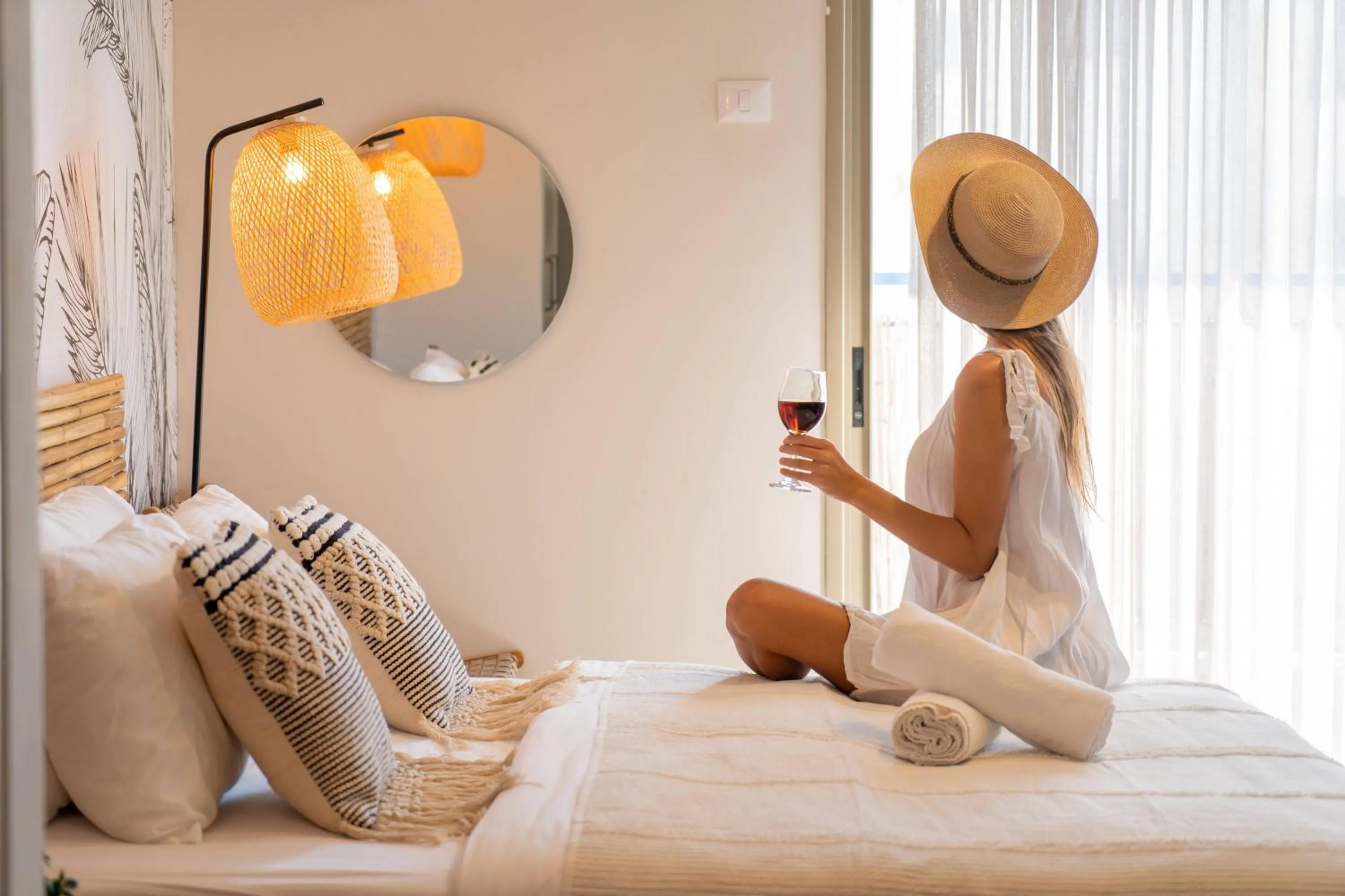 Property building, Bed in Almogim Suites Eilat Hotel