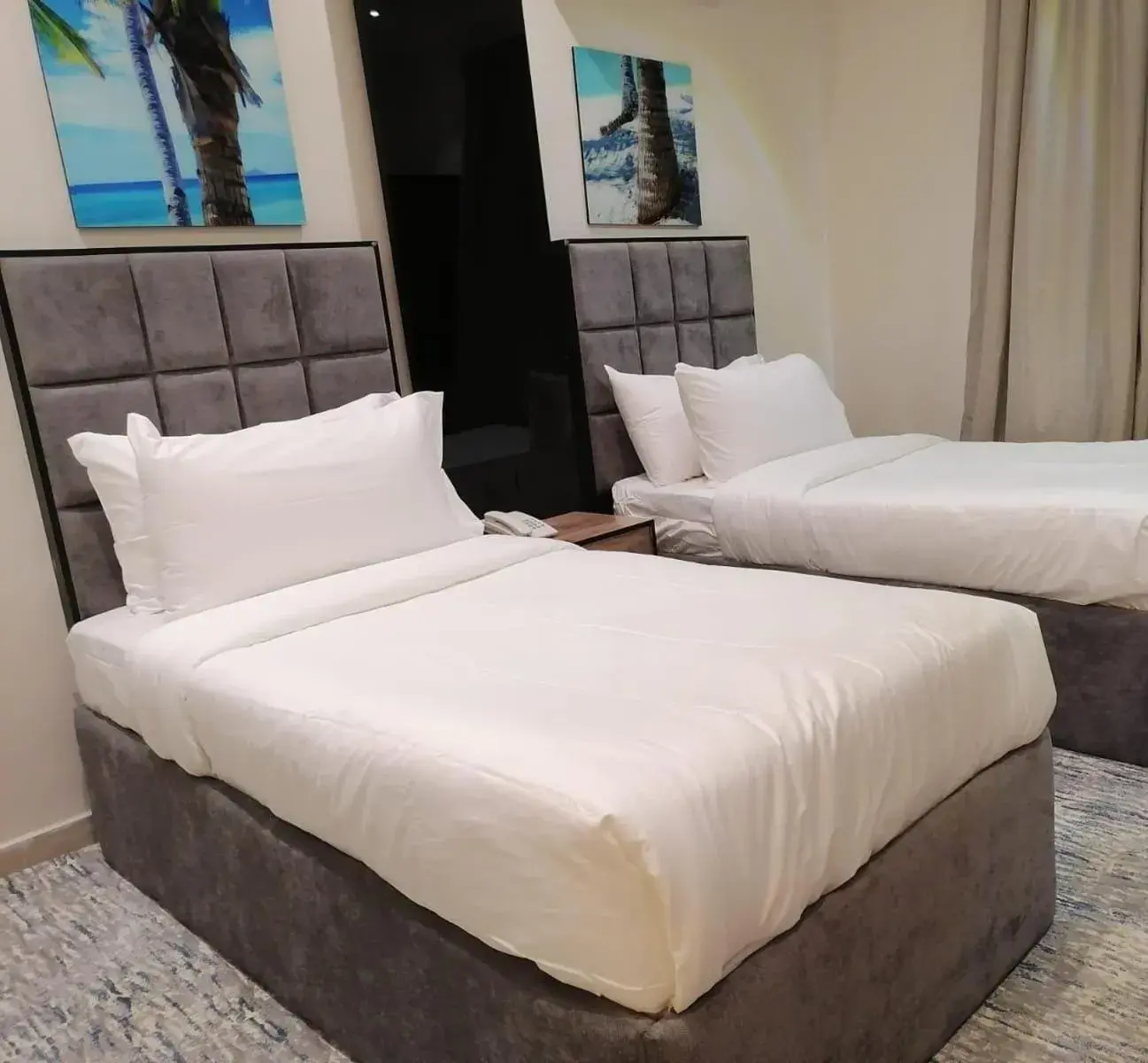 Bed in Taleen Serviced Apartments AlQuds Bed in Taleen Serviced Apartments AlQuds