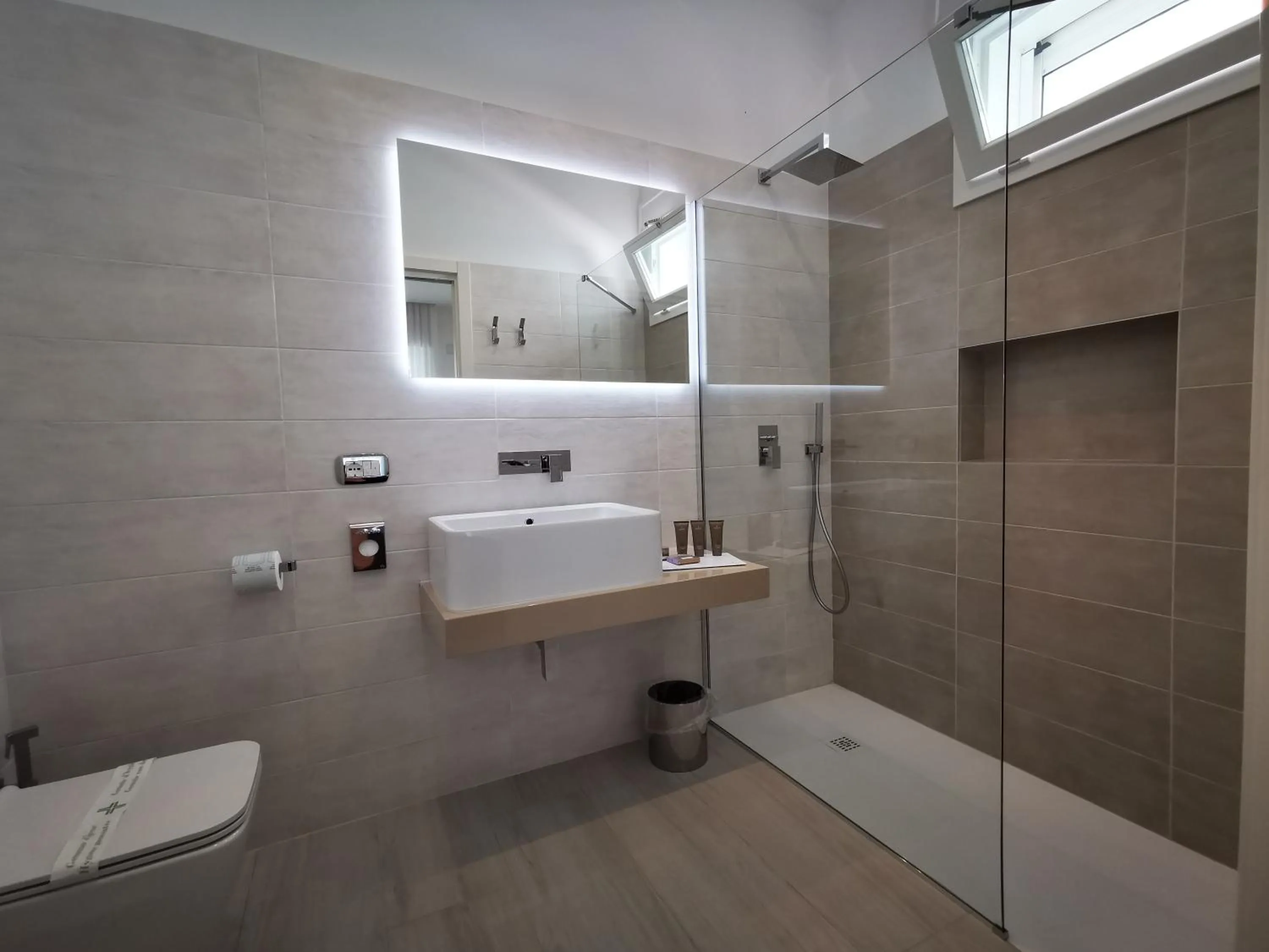 Shower in Sunset Bay