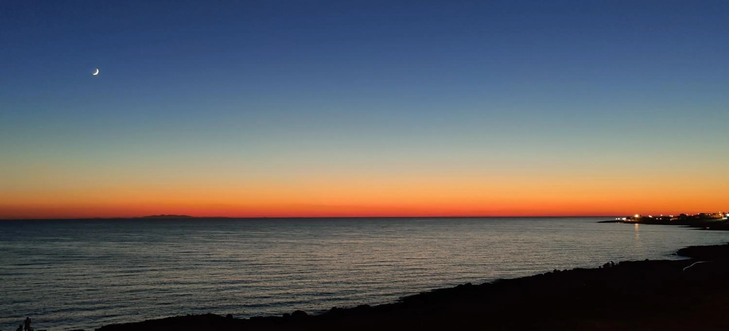 Natural landscape in Sunset Bay