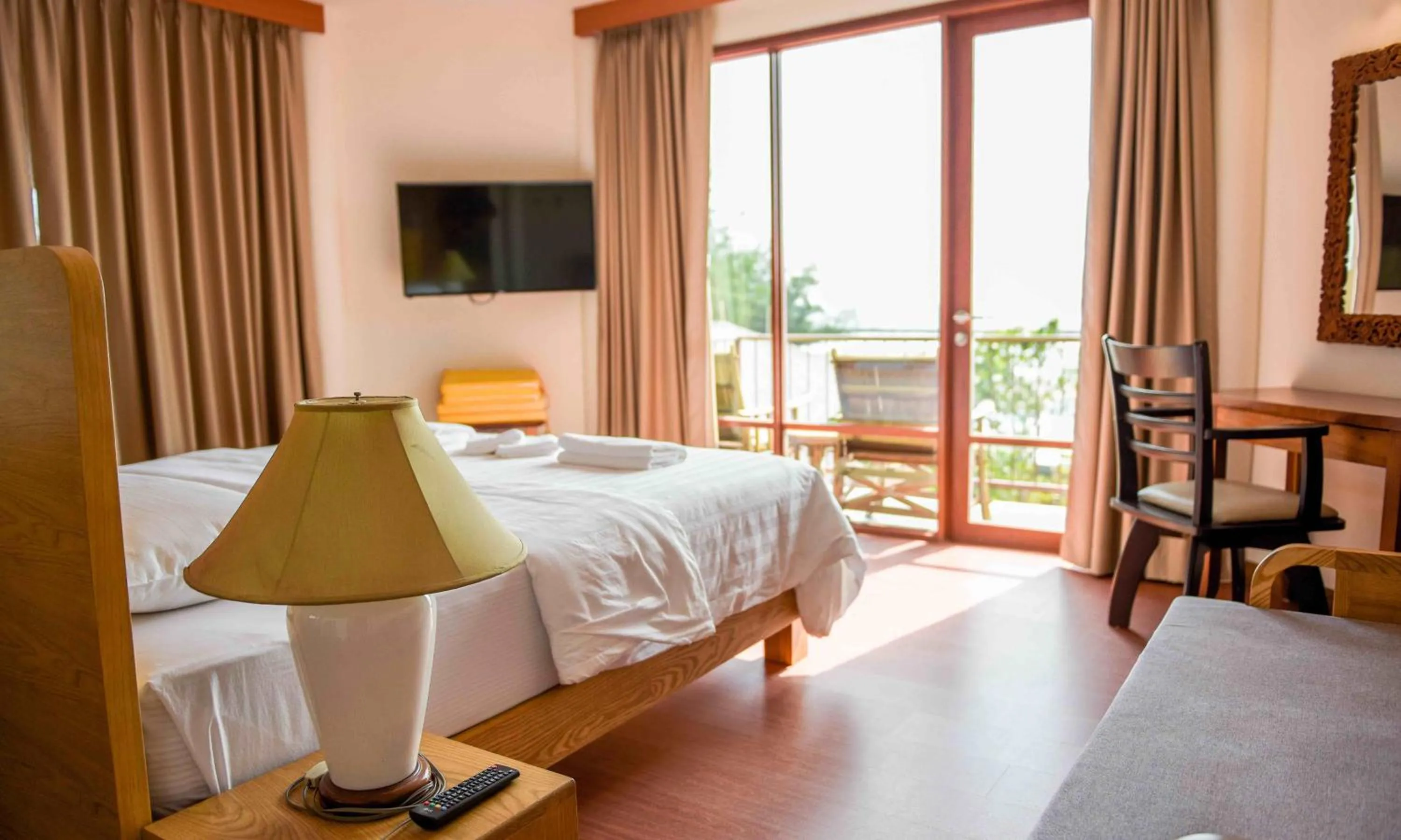 Bed in Seaman Resort