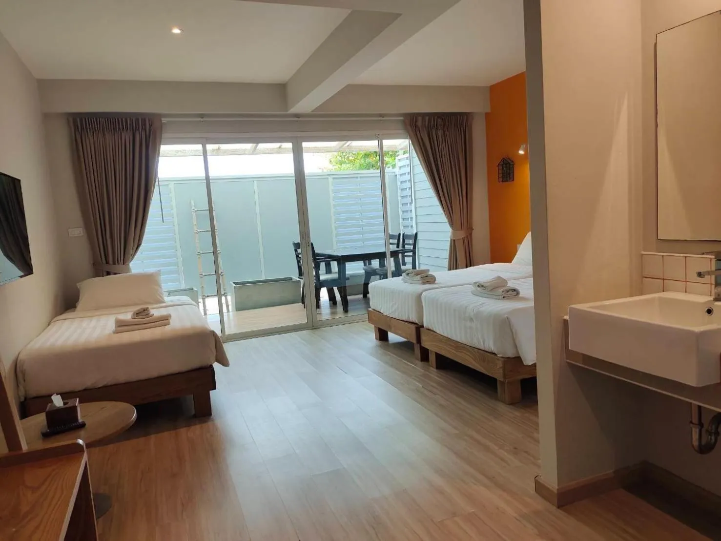 Bed in Seaman Resort