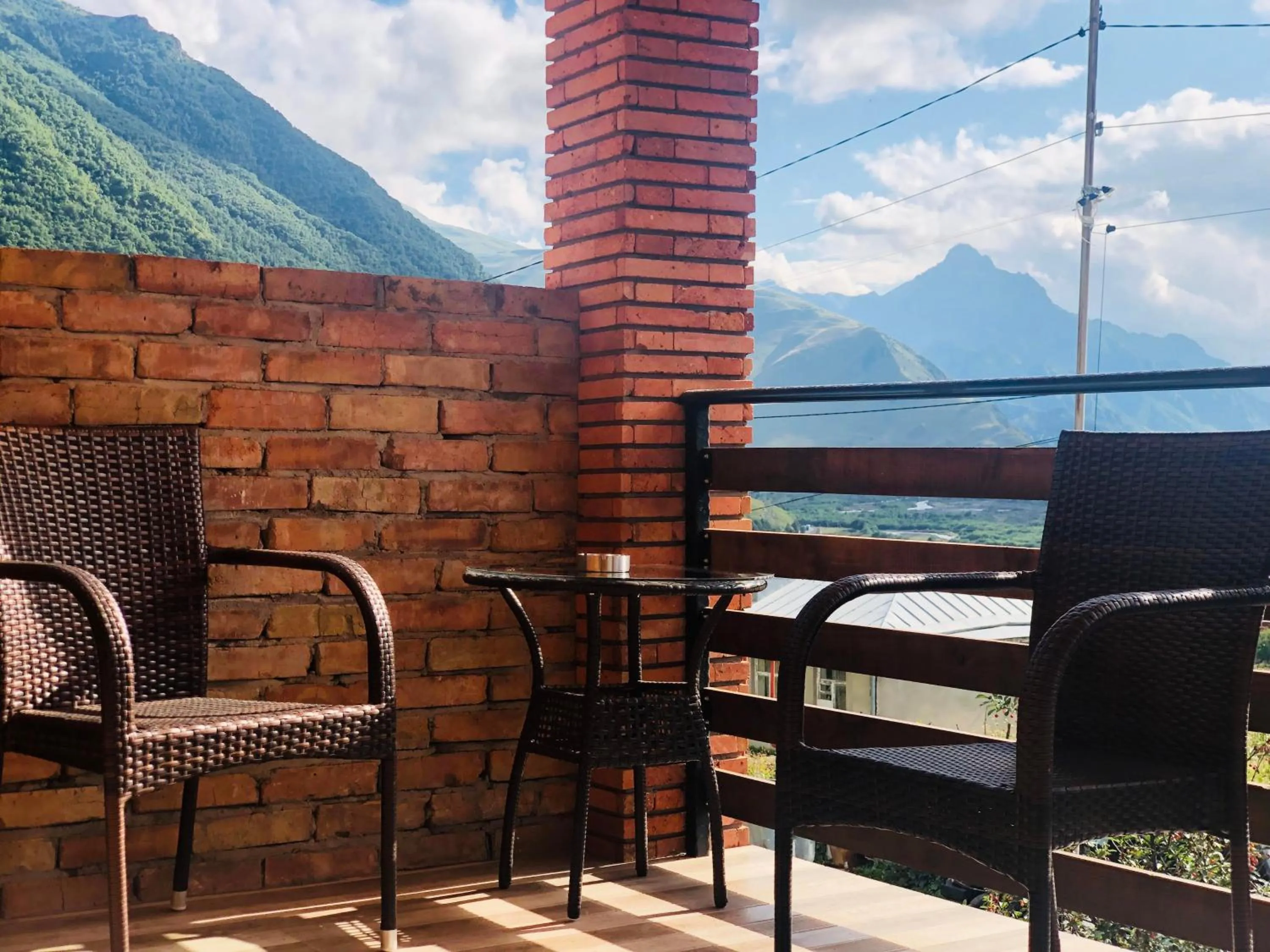 Balcony/Terrace in Paradise Kazbegi