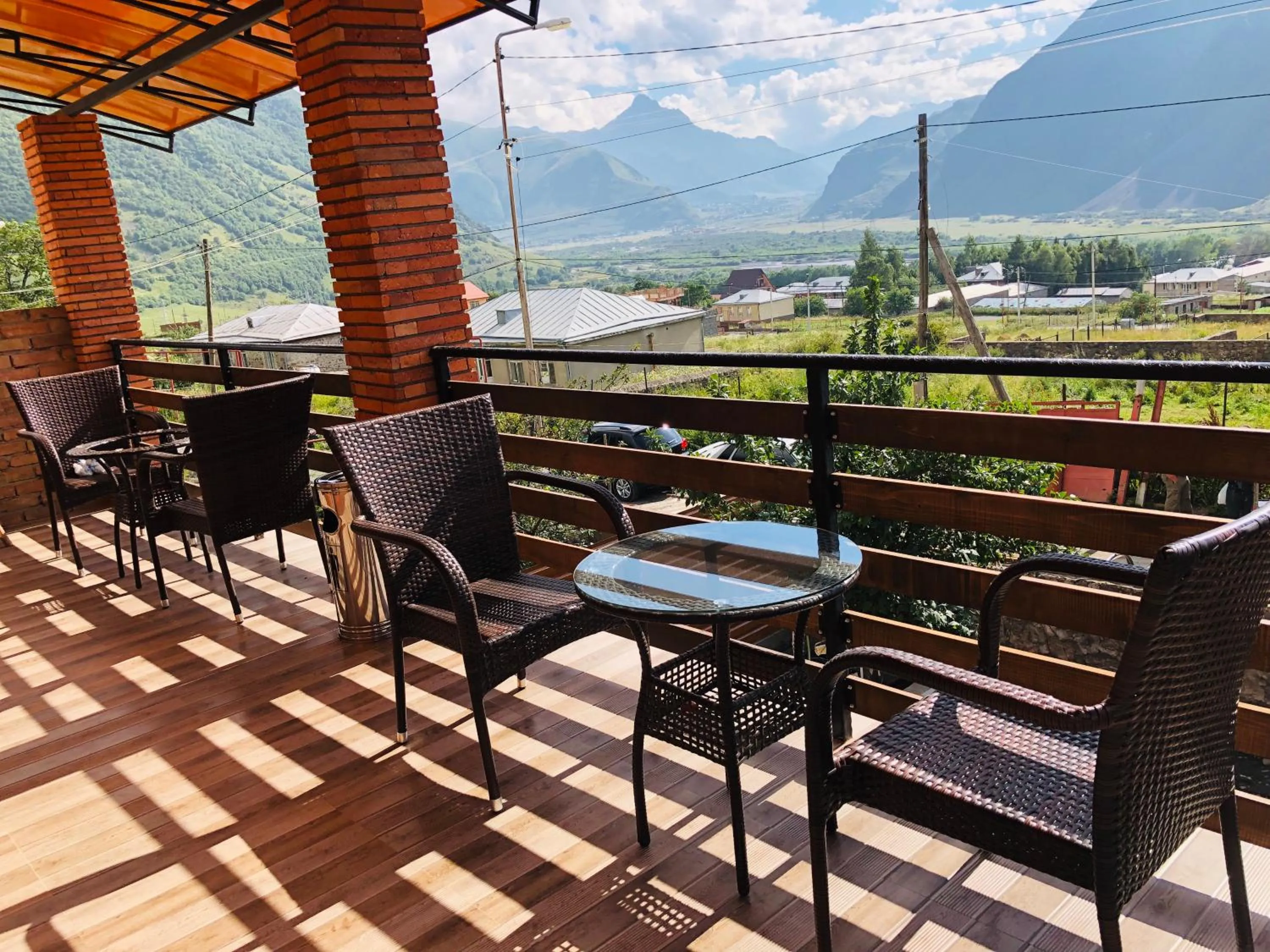 Balcony/Terrace in Paradise Kazbegi