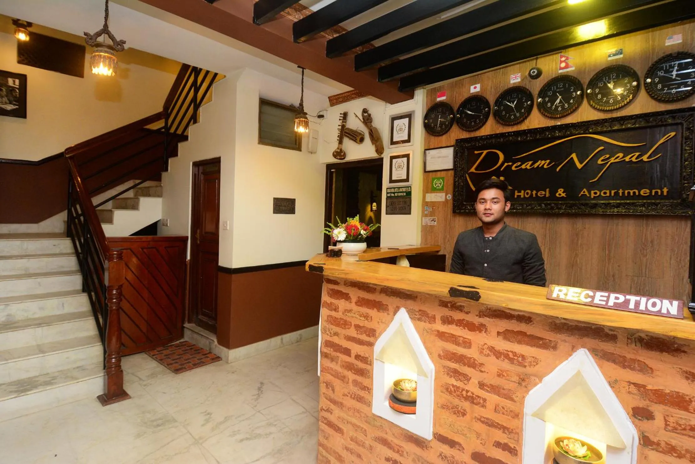Lobby or reception in Dream Nepal Hotel and Apartment