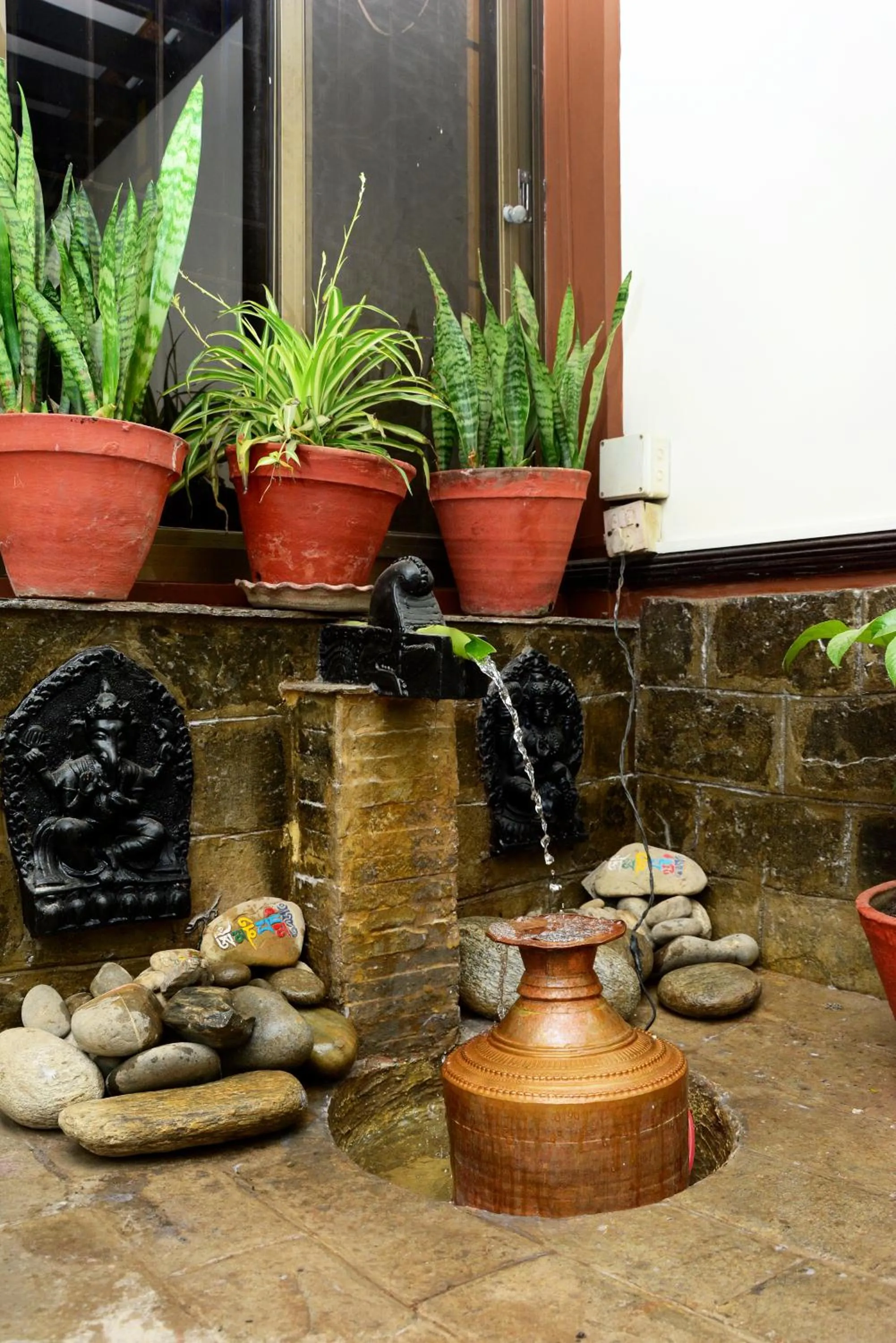 Decorative detail in Dream Nepal Hotel and Apartment