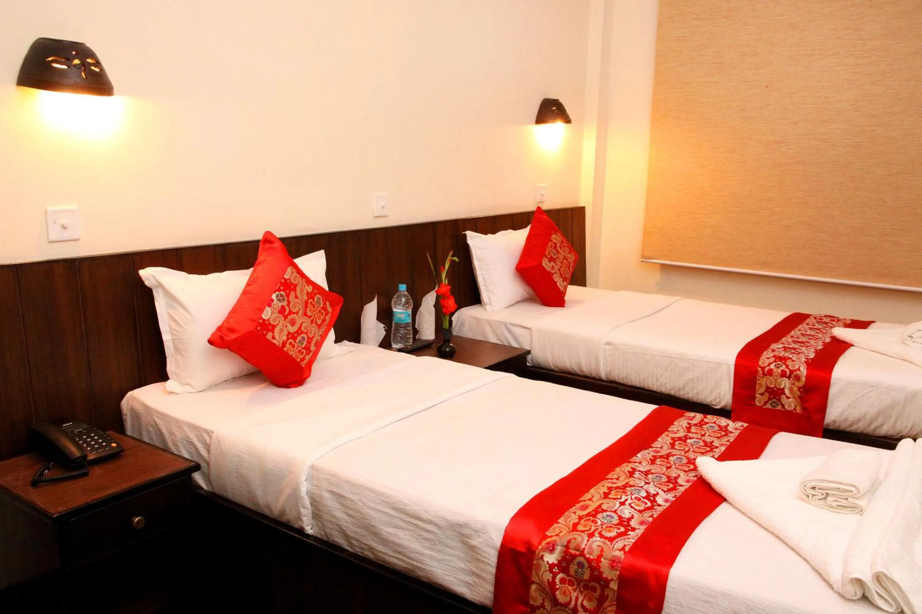 Bed in Dream Nepal Hotel and Apartment