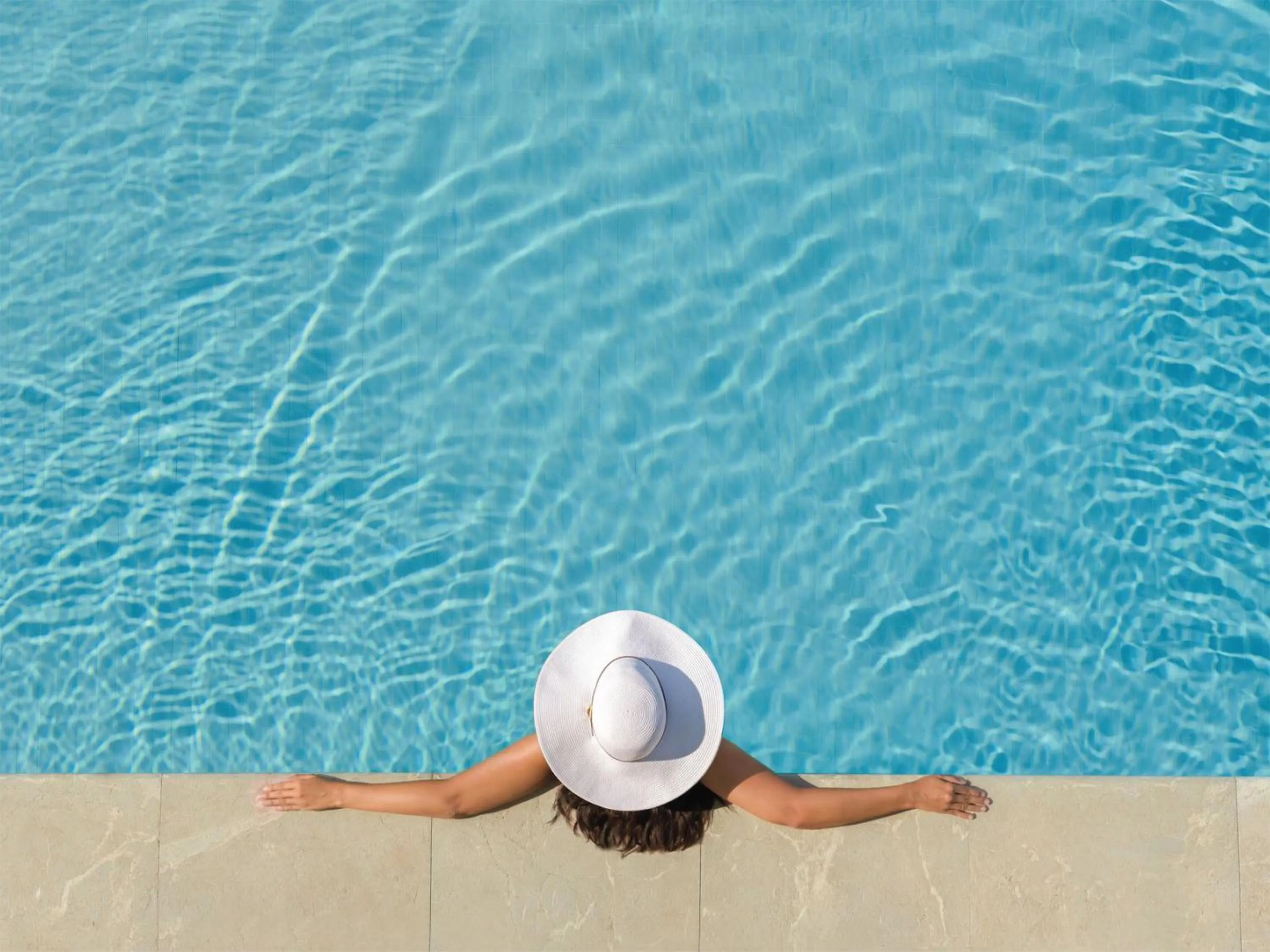 Swimming pool in Jumeirah Messilah Beach Kuwait
